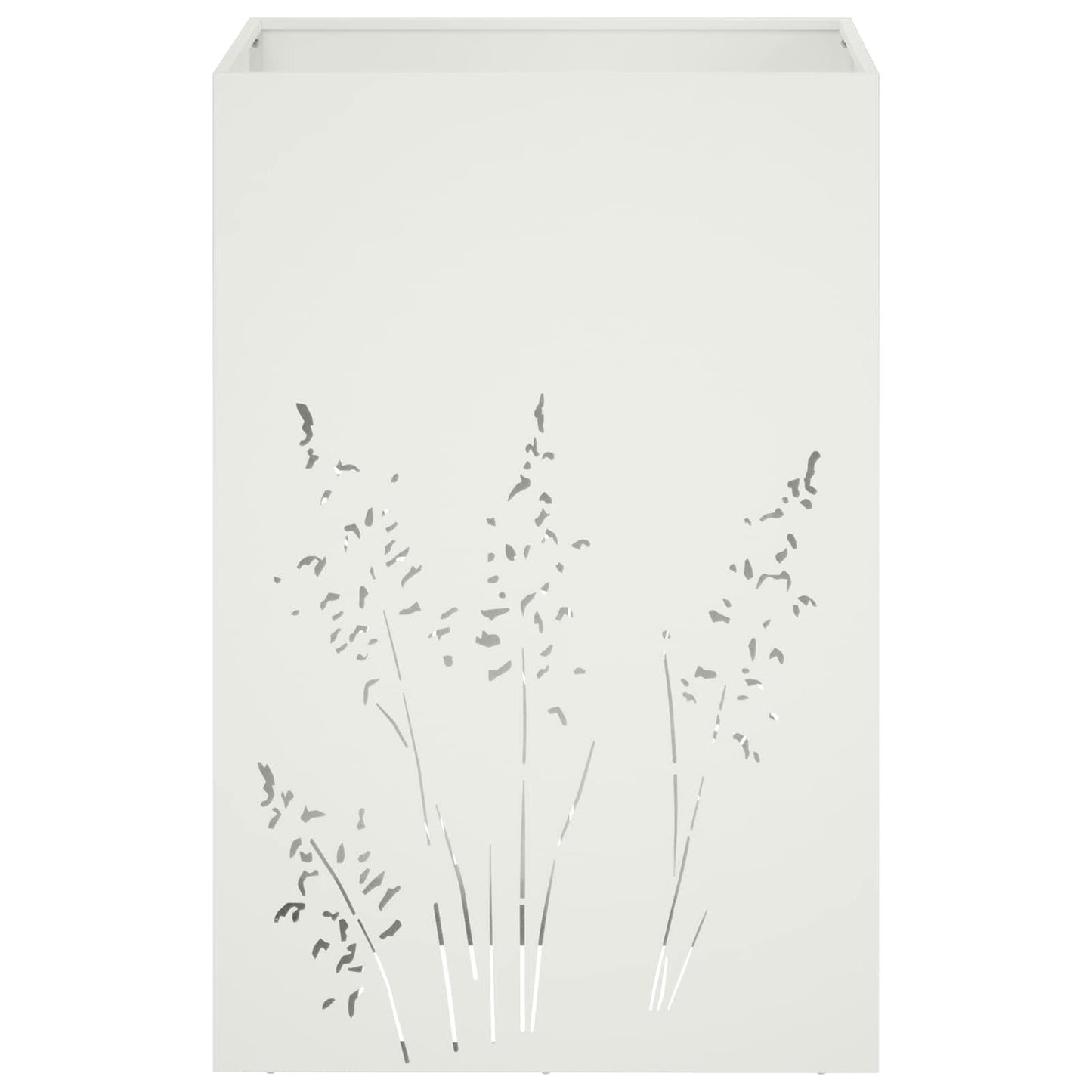 vidaXL Γλάστρα Κήπου 2 τμχ. Λευκό 50 x 50 x 75 cm