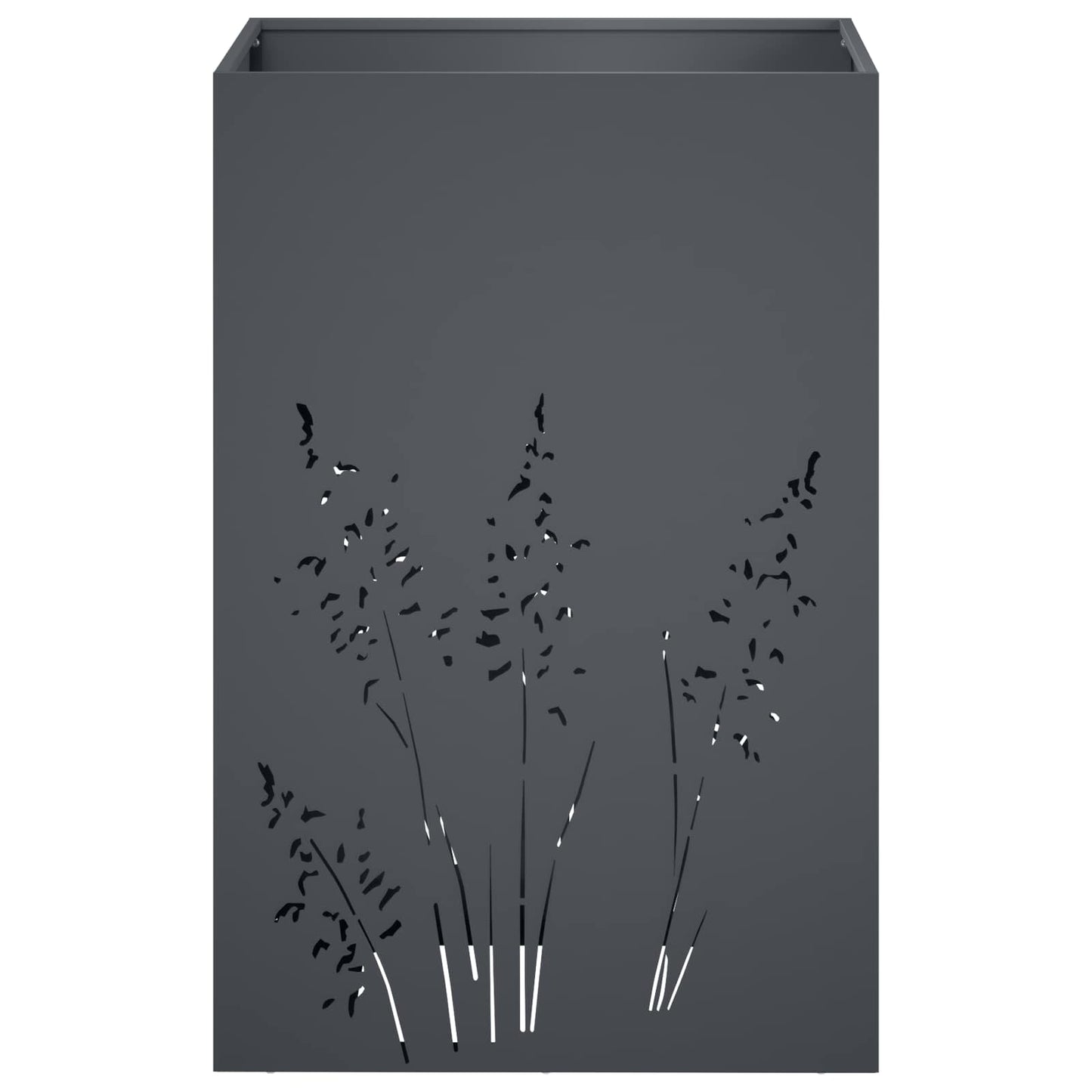 vidaXL Γλάστρα Κήπου 2 τμχ. Ανθρακί 50 x 50 x 75 cm