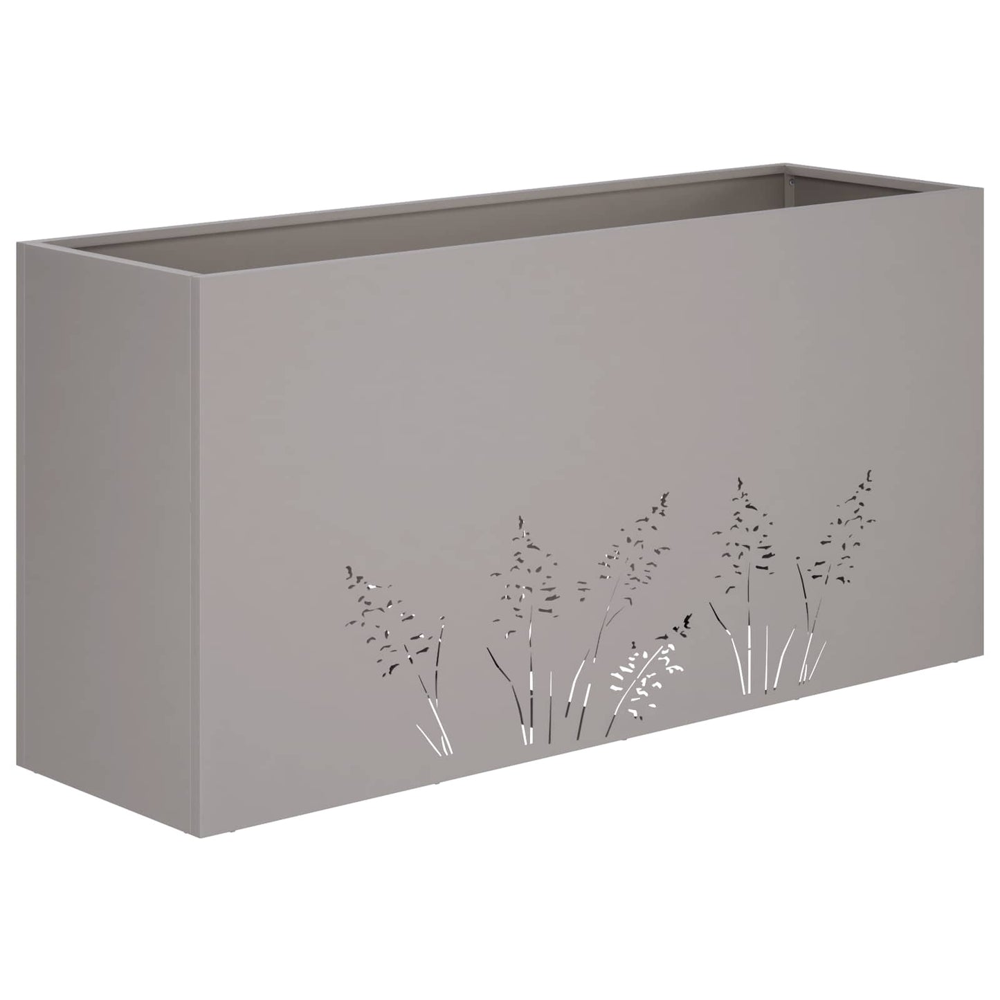 vidaXL Γλάστρα Κήπου 2 τμχ. Σκ rusty 100 x 30 x 49 εκ