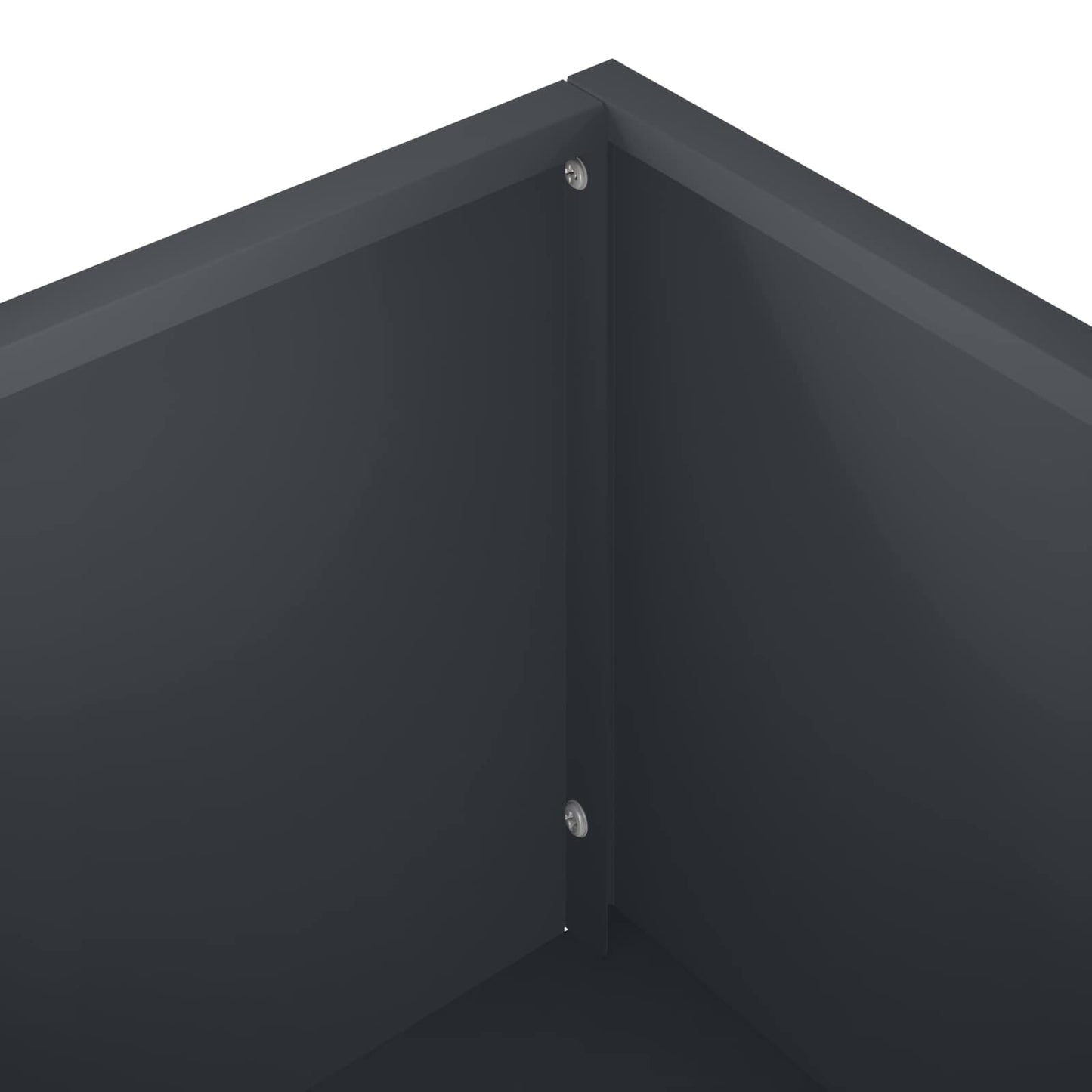 vidaXL Γλάστρα Κήπου Ανθρακί 80 x 40 x 60 cm Ψυχρής έλασης χάλυβας