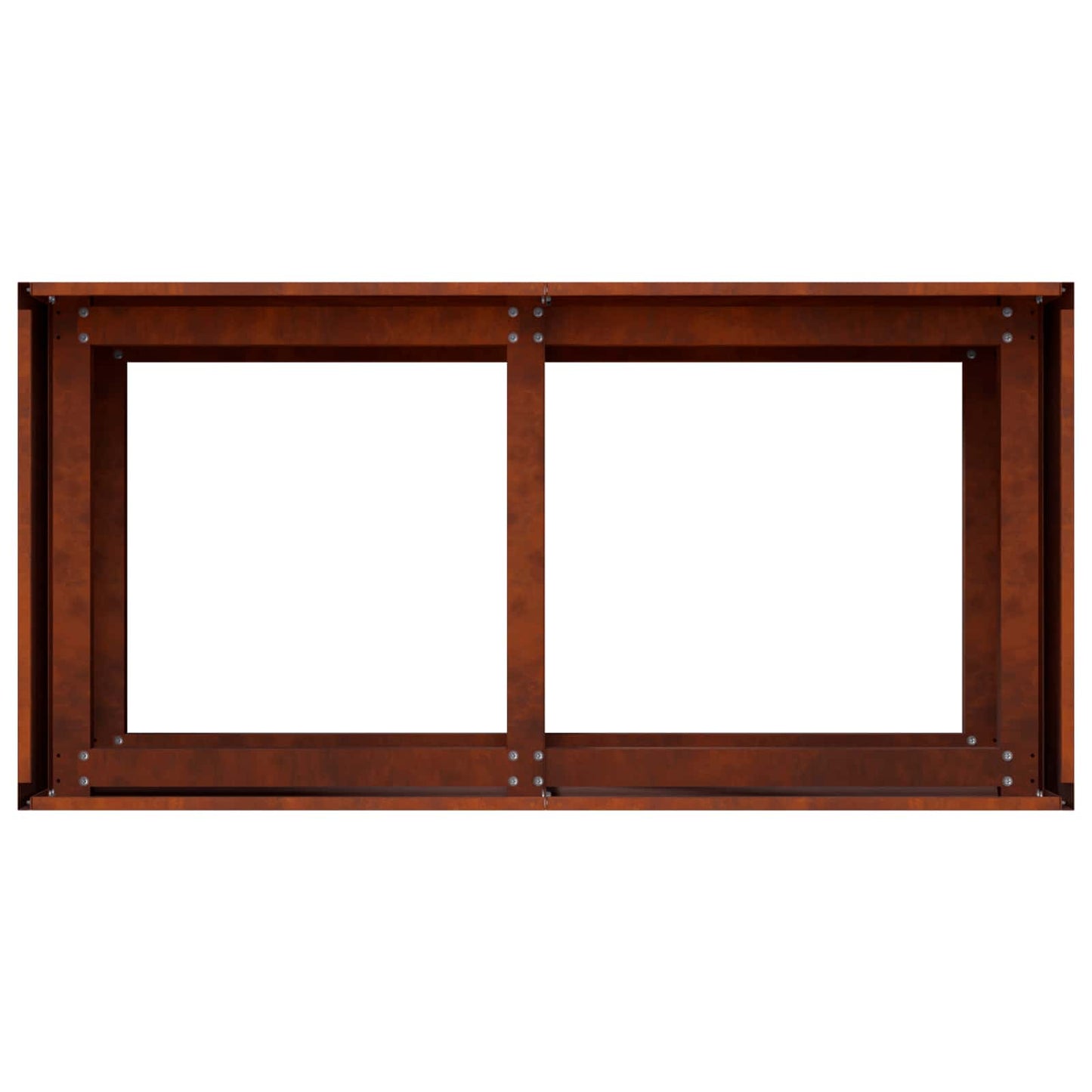 vidaXL Γλάστρα Κήπου Σκ rusty 80 x 40 x 60 cm