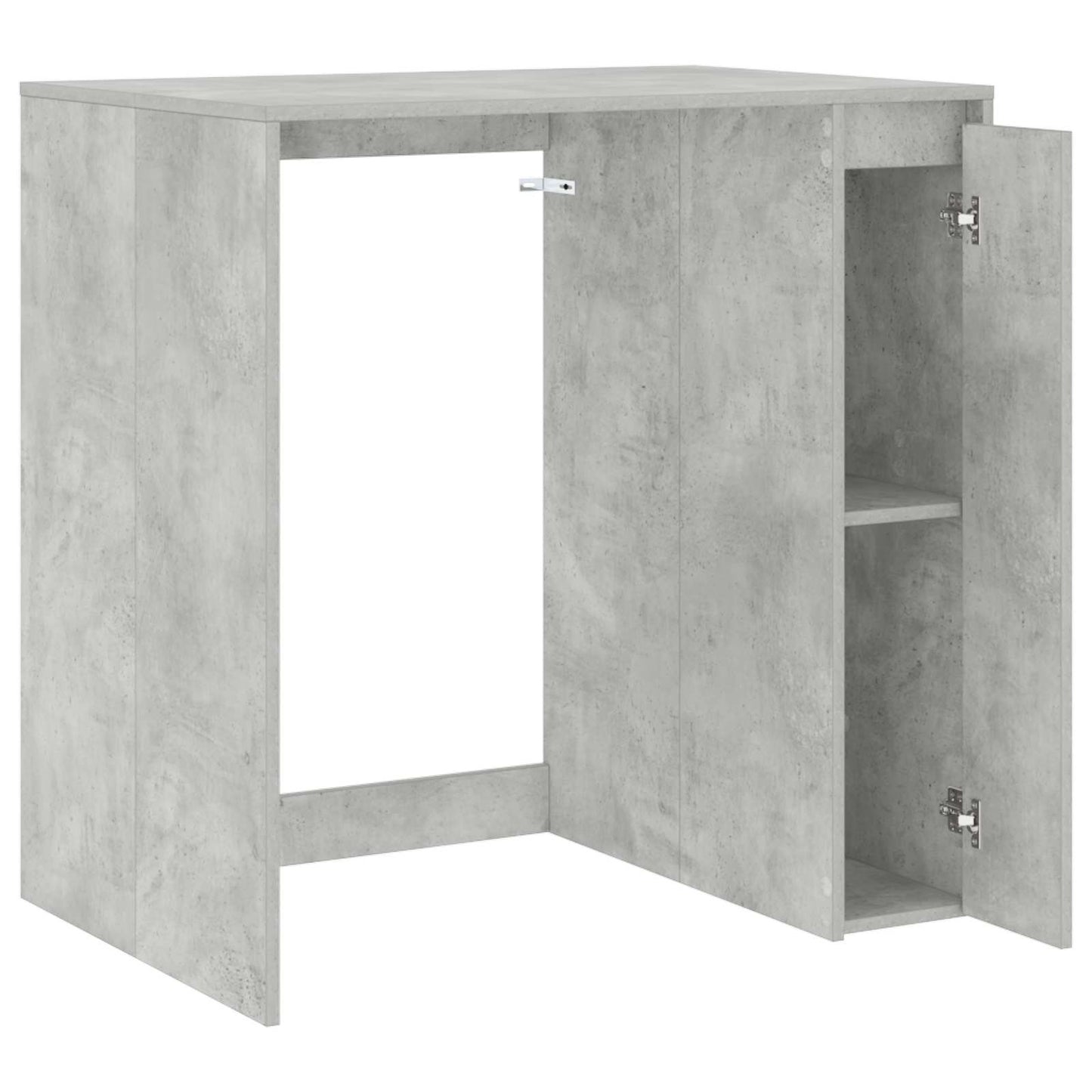 vidaXL Ντουλάπα Πλυντηρίου Γκρι τσιμέντου 87 x 60 x 89 εκ