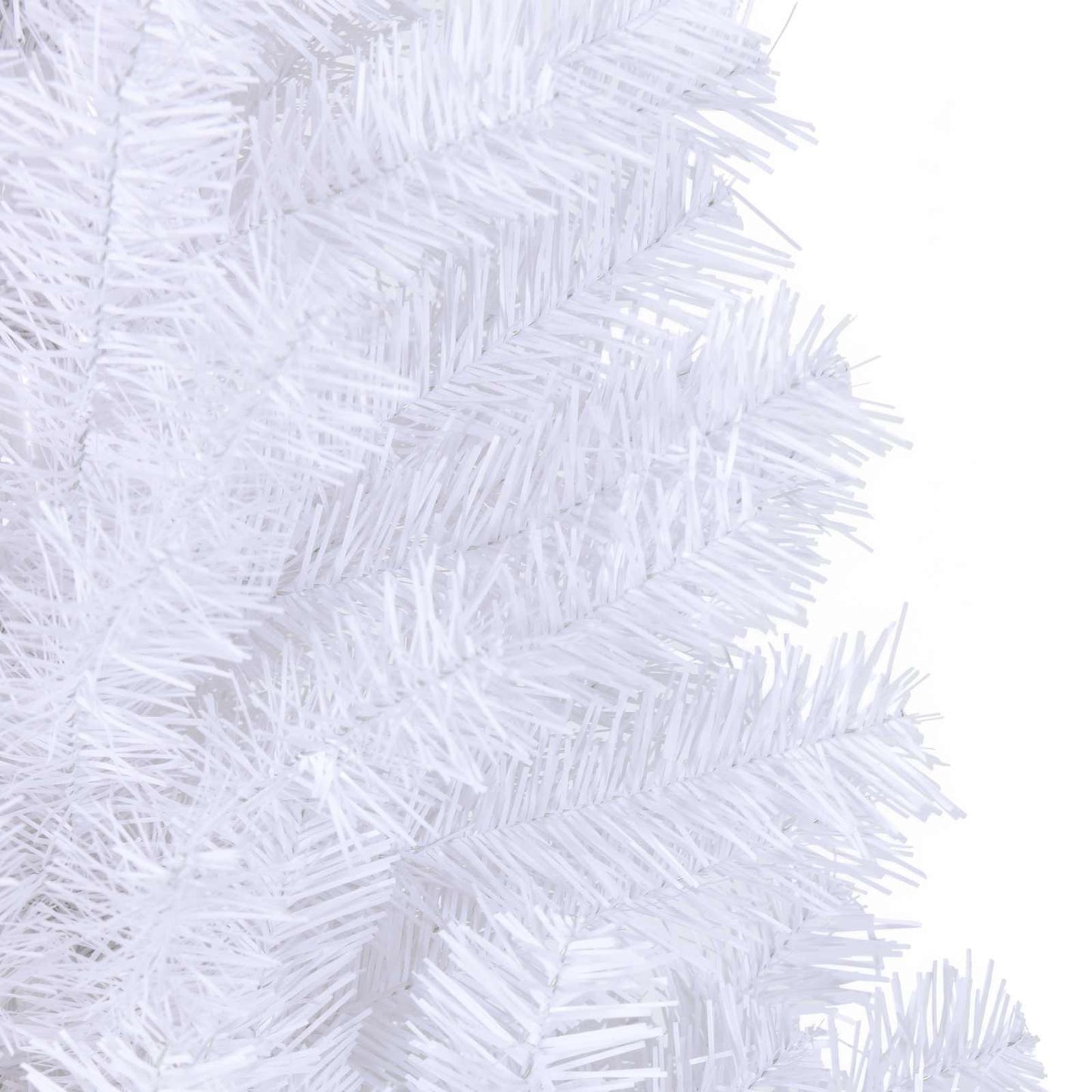 vidaXL Τεχνητό Χριστουγεννιάτικο Δέντρο Λευκό 240 cm PVC και Ατσάλι