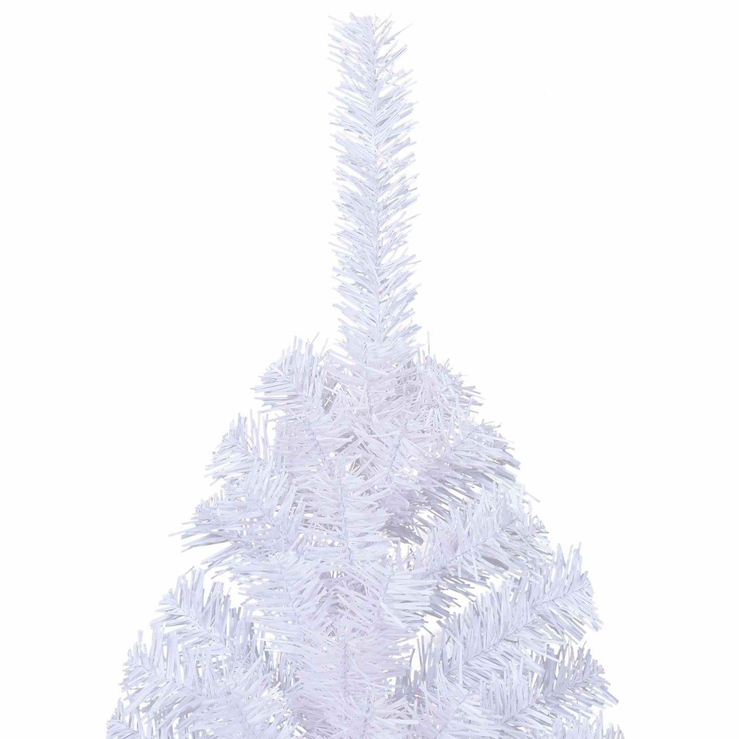 vidaXL Τεχνητό Χριστουγεννιάτικο Δέντρο Λευκό 210 cm PVC και Ατσάλι