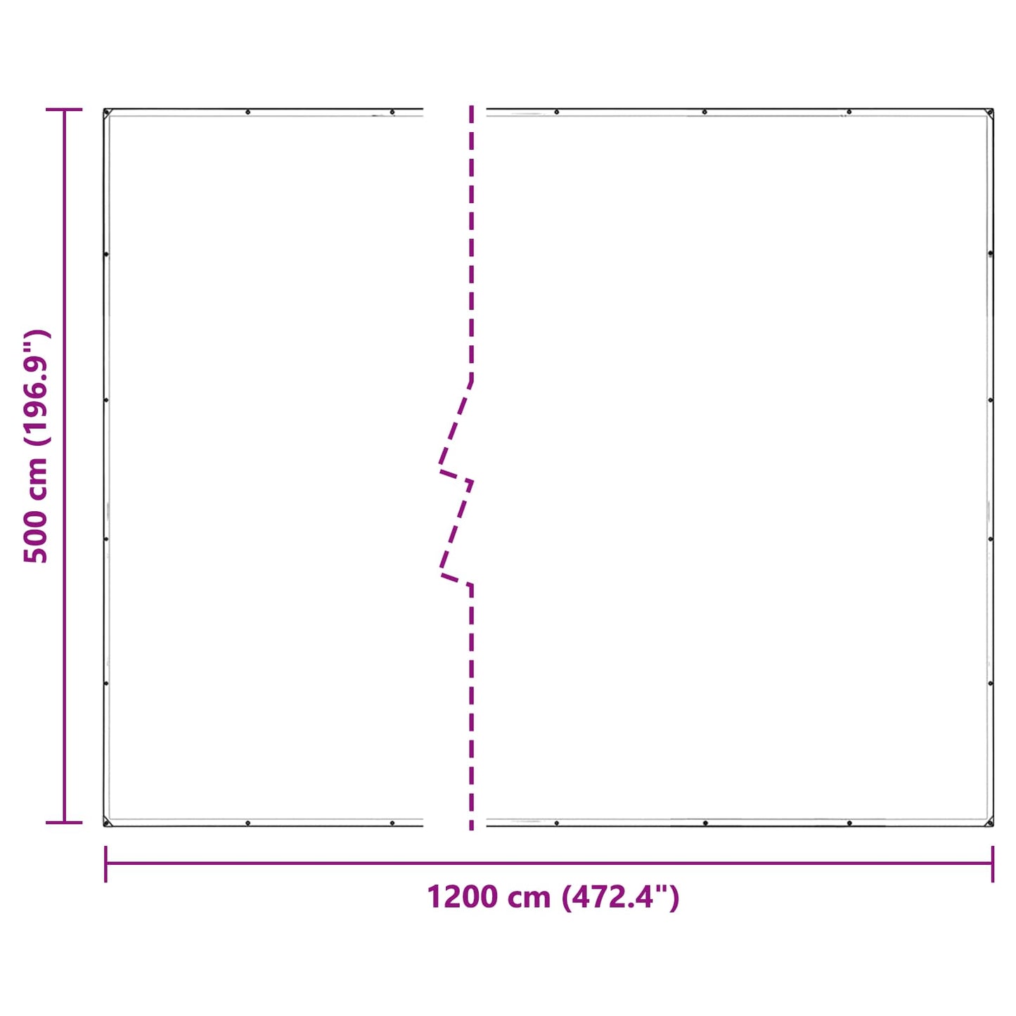 vidaXL Κάλυμμα Φυτών Διαφανές 5 x 12 m PVC