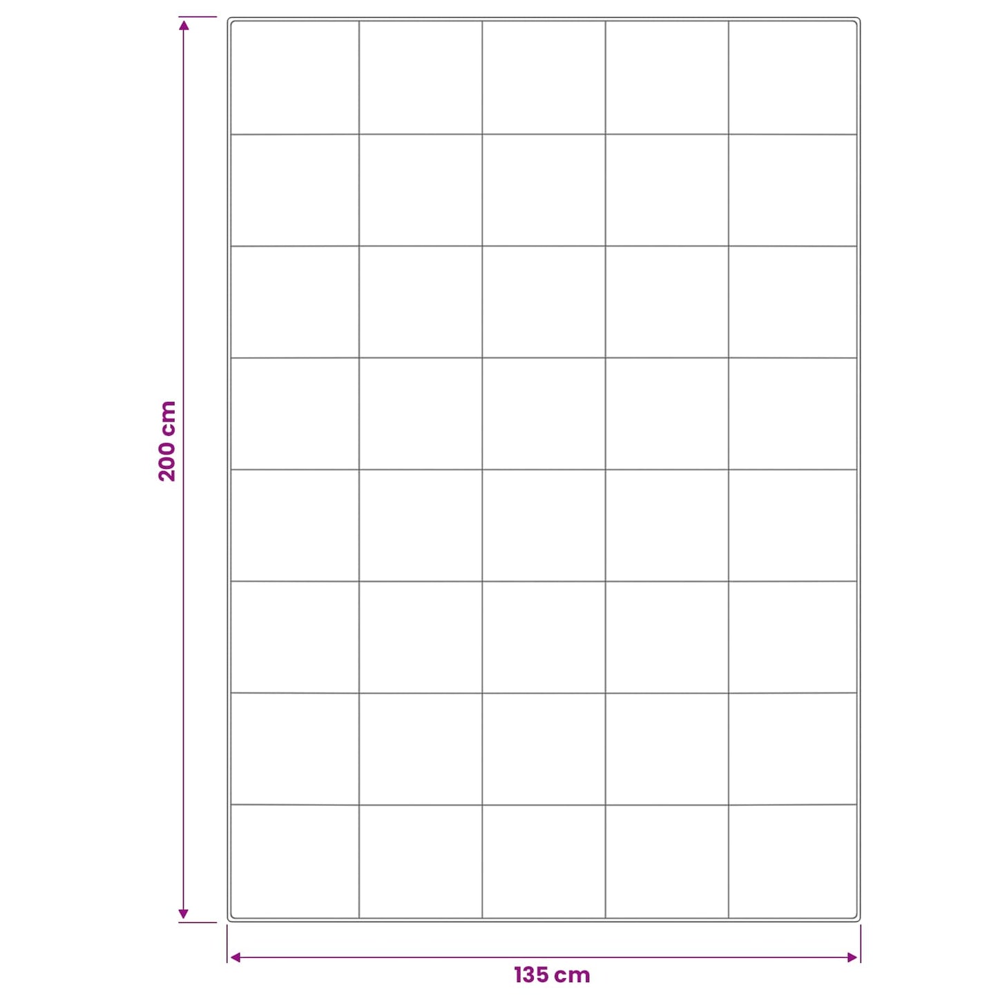 vidaXL Πάπλωμα TRIER 135x200 εκ Καλοκαίρι 140 GSM Λευκό Υποαλλεργικό