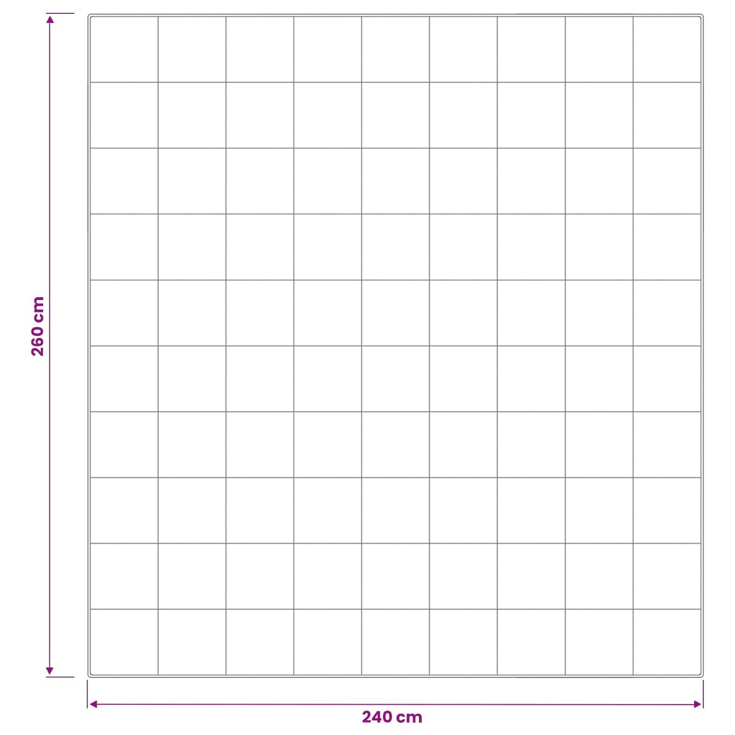 vidaXL Σέτ Παπλώματος και Μαξιλαριού 3 τμχ. 240x260 εκ Χειμώνας Μαλλί