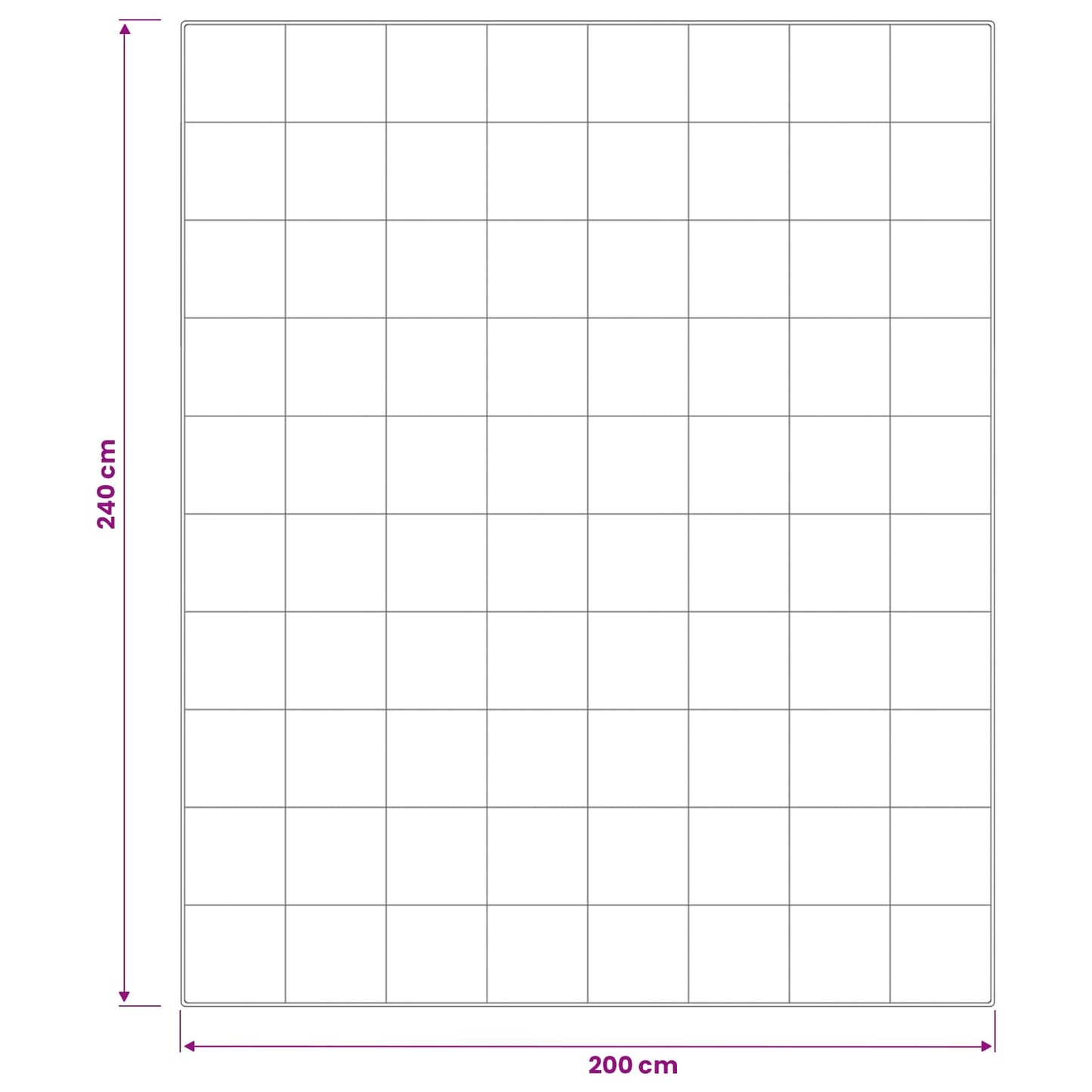 vidaXL Σέτ Παπλώματος και Μαξιλαριού 3 τμχ. 200x240 εκ 4 Εποχές Μαλλί