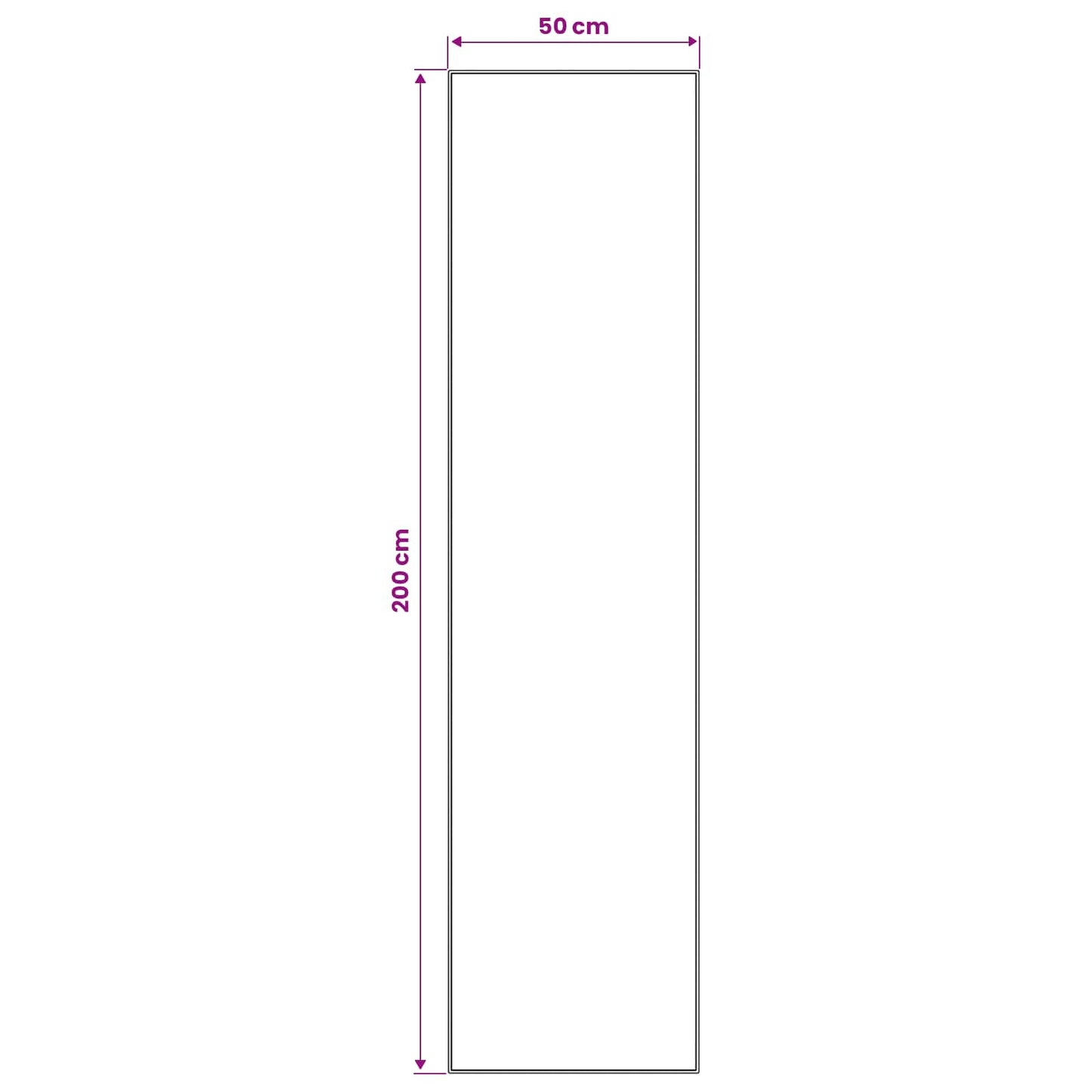 vidaXL Χαλί Runner ORIZ 1150 gsm Γκρι και Λευκό