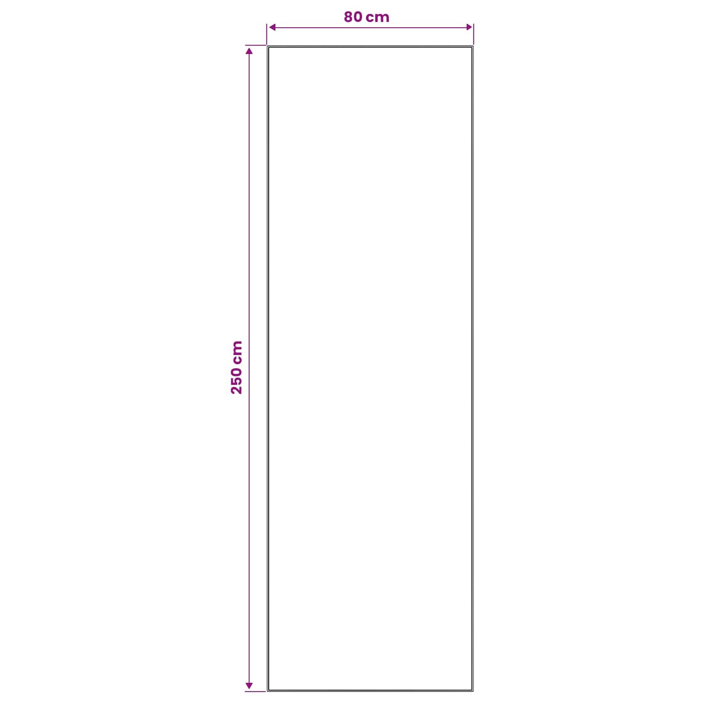 vidaXL Χαλί Runner ORIZ 1150 gsm Μπλε 100% πολυεστερική χημική ίνα