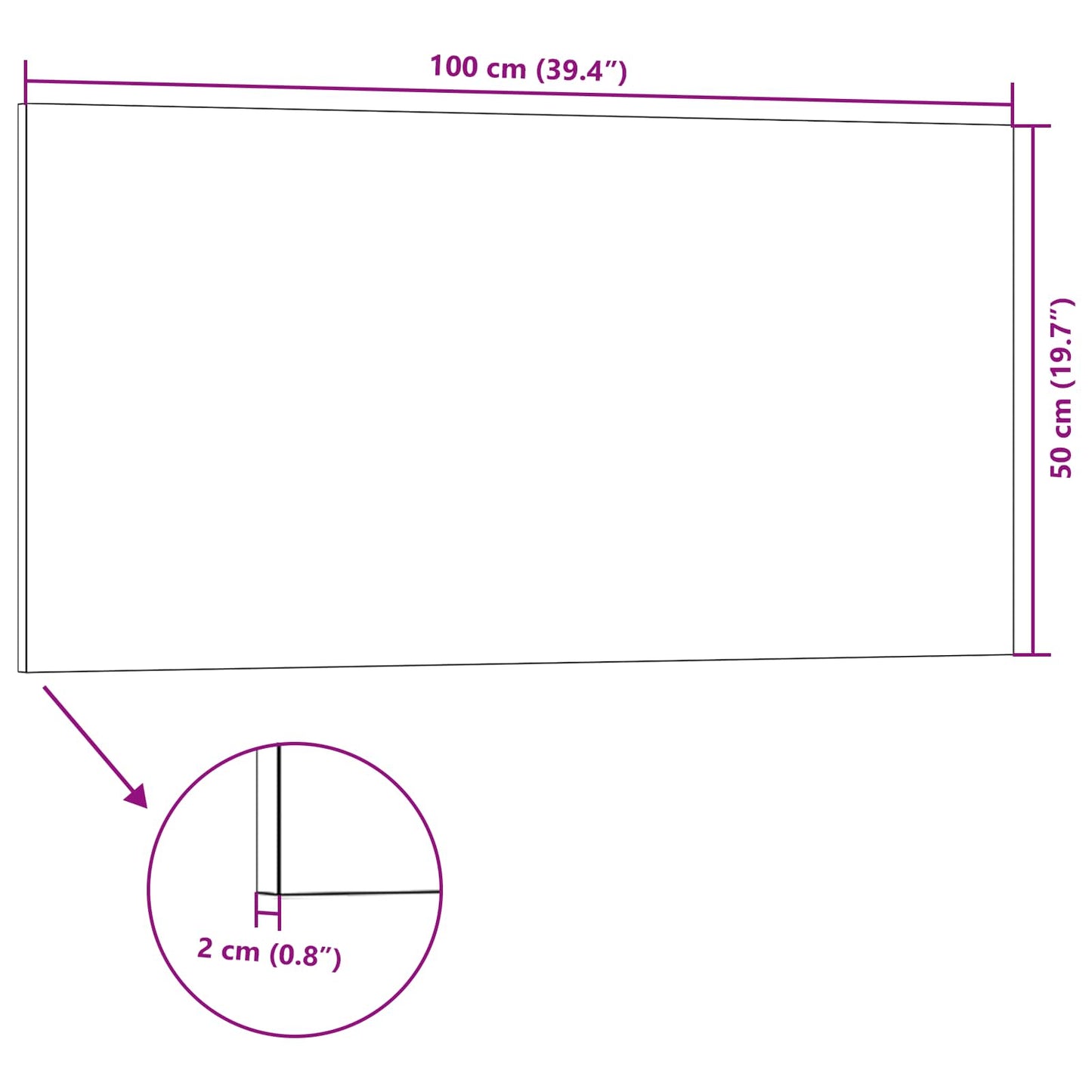 vidaXL Πάνελ τοίχου 10 pcs Καφέ 100 x 50 cm Αφρός EPS