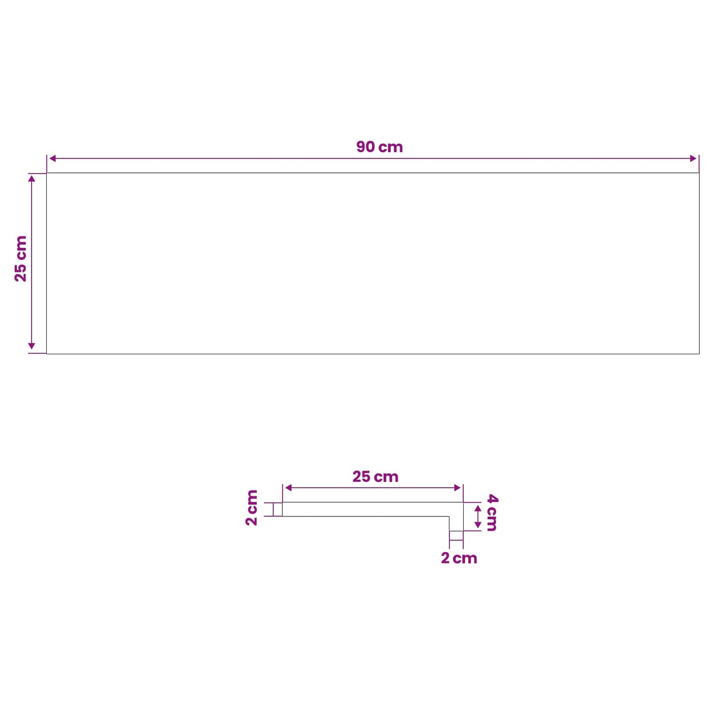 vidaXL Σκαλοπάτι 8 τεμ. 90 x 25 x 2 cm Σκούρο Καφέ Στερεό Ξύλο Δρυός