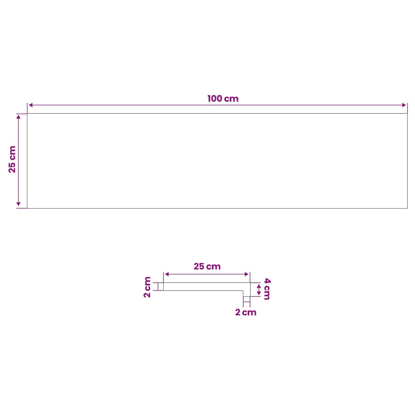 vidaXL Σκαλοπάτι 8 τεμ. 100 x 25 x 2 cm Σκούρο Καφέ Στερεό Ξύλο Δρυός