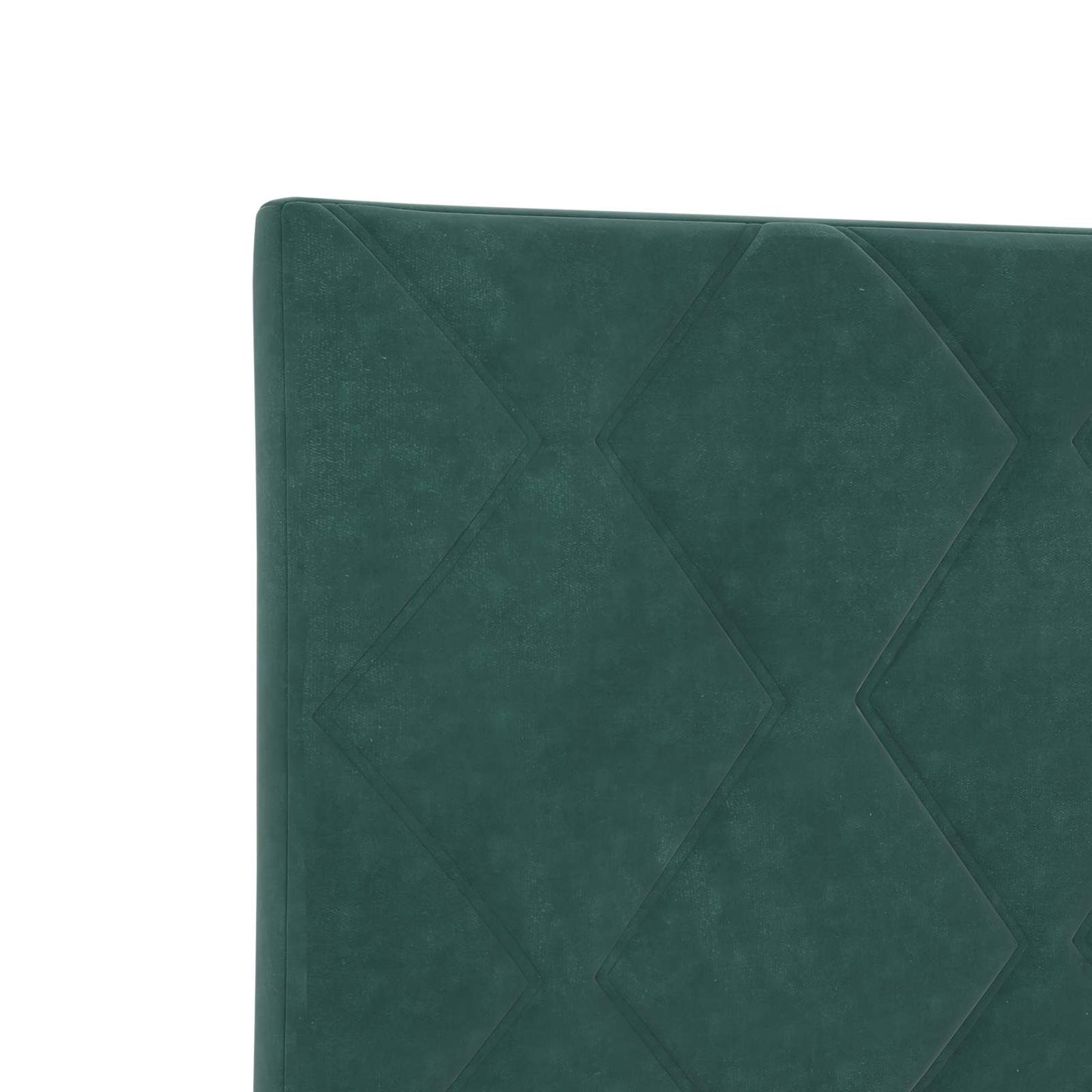 vidaXL Κρεβάτι Ottoman με Στρώμα και LED Σκούρο Πράσινο 140 x 200 cm