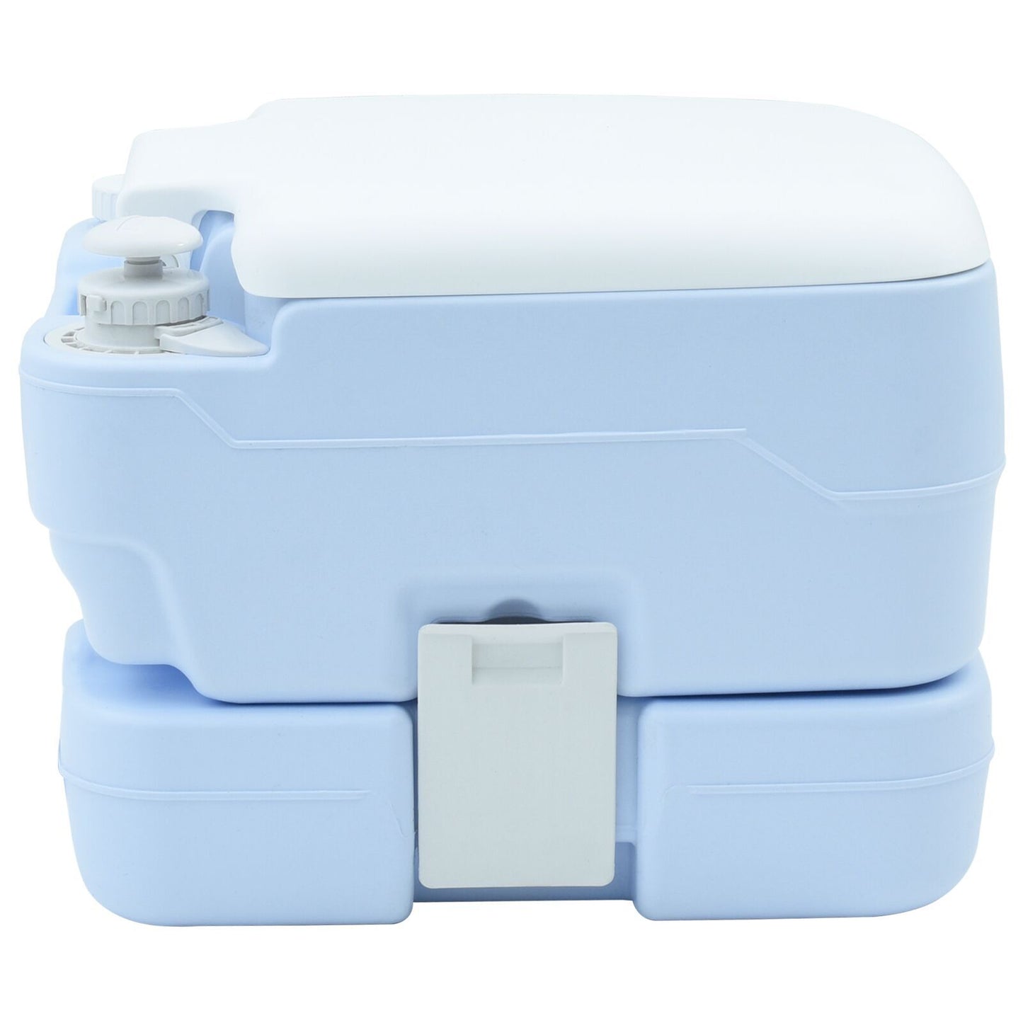 vidaXL Φορητή Τουαλέτα Κάμπινγκ Μπλε 10L Νερό 10L Δεξαμενή Απόβλητων