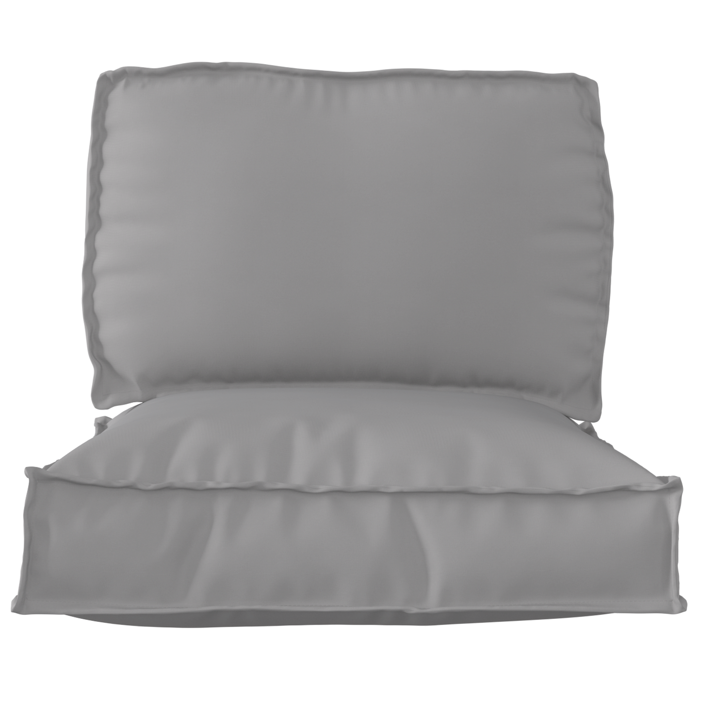 vidaXL Σετ Μαξιλαριών Πάγου 2 pcs Γκρι 70 x 70 x 12 cm Ύφασμα Oxford
