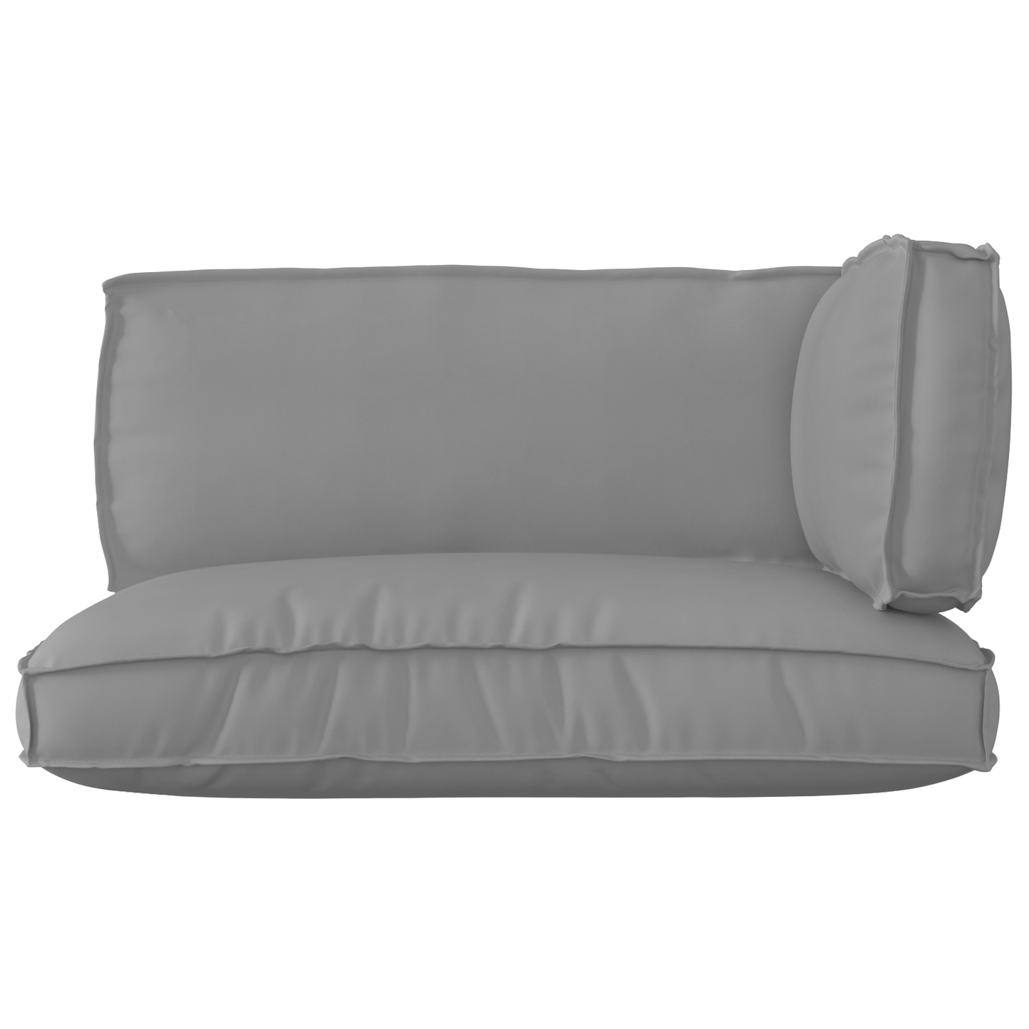 vidaXL Σετ Μαξιλαριών Πάγου 3 pcs Γκρι 120 x 80 x 12 cm Ύφασμα Oxford