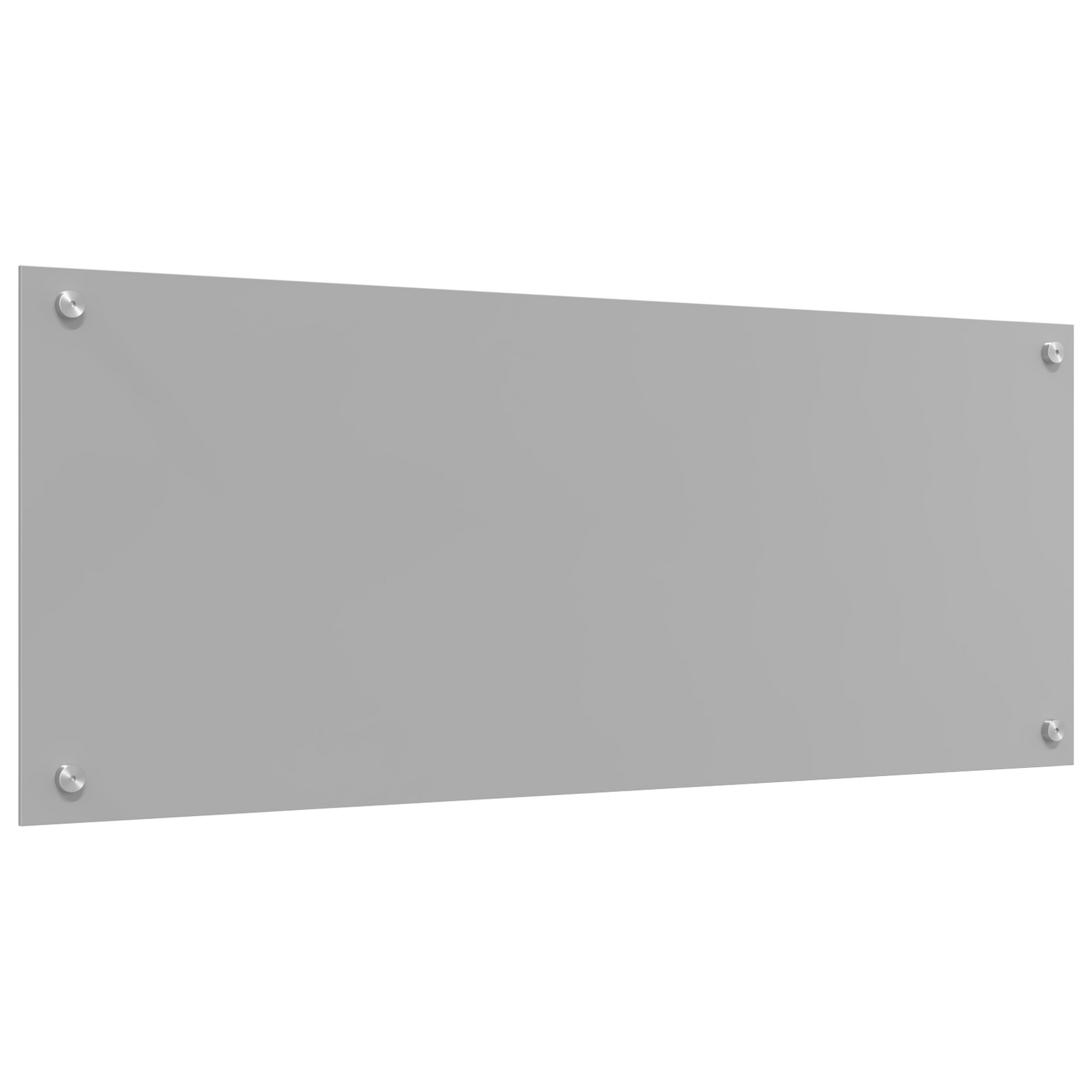 vidaXL Πλακάκι Κουζίνας Ανοιχτό Γκρι 100x40x0,6 εκ. Σκληρυμένο Γυαλί