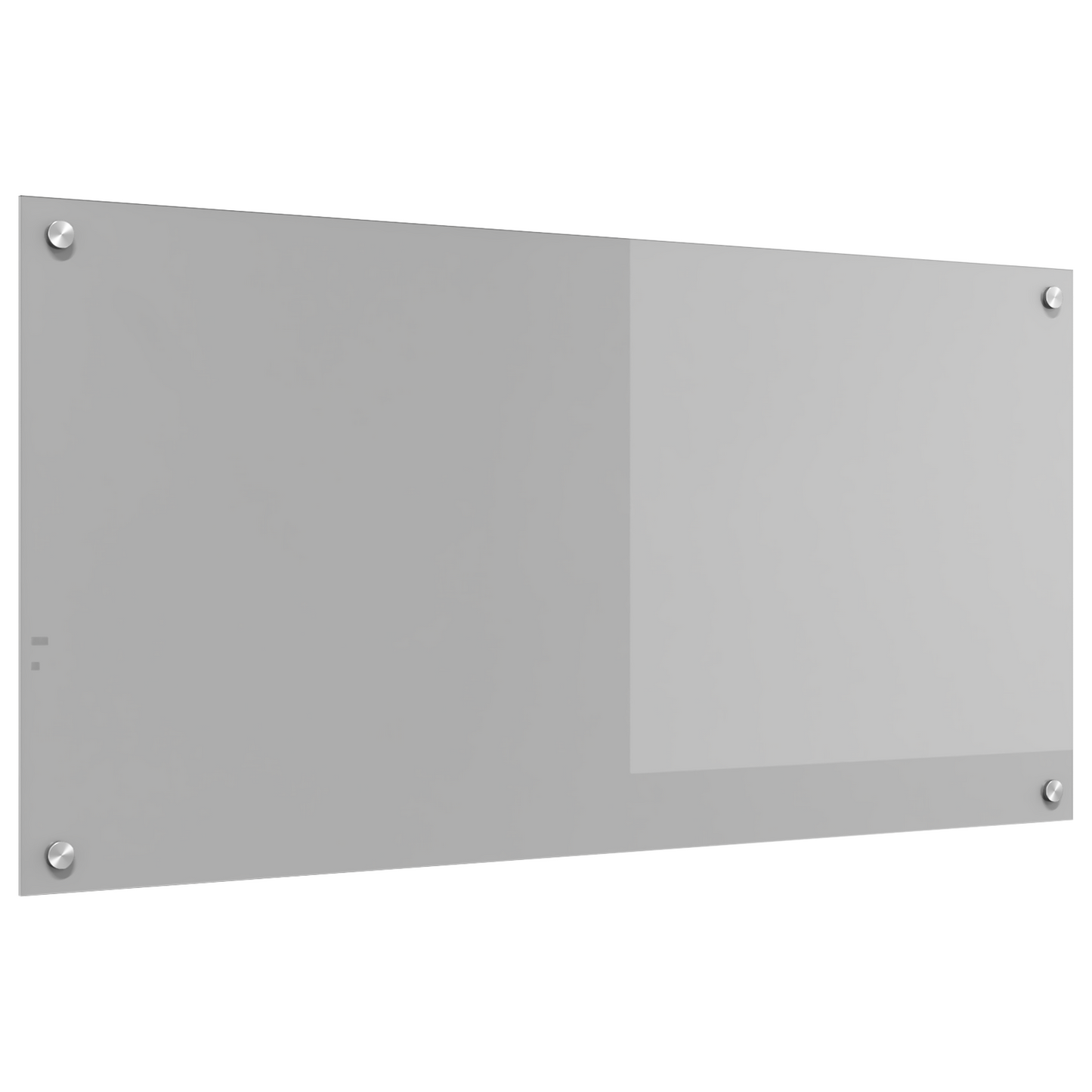 vidaXL Φωτιστικό Πίνακα Κουζίνας Ανοιχτό Γκρι 100x50x0,6 εκ Σκληρυμένο Γυαλί