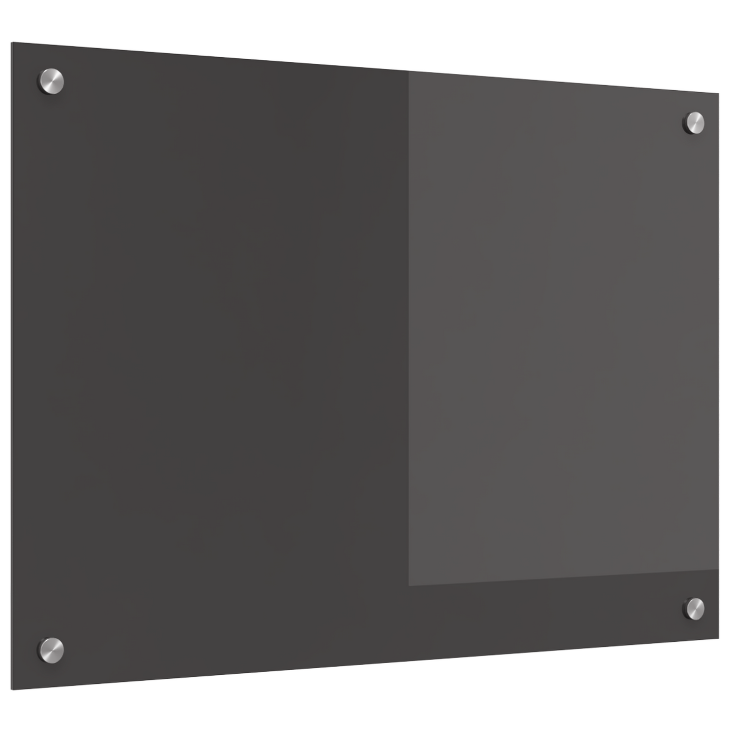 vidaXL Πίνακας Κουζίνας Σκούρος Γκρι 70x50x0,6 εκ από Σκληρυμένο Γυαλί