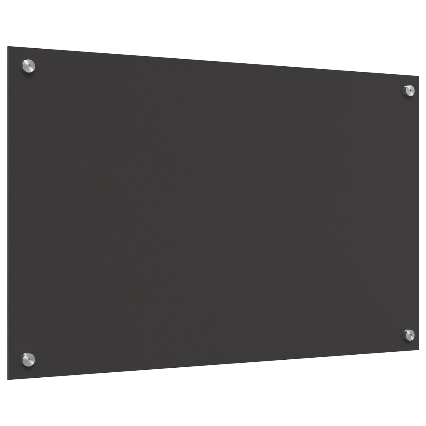 vidaXL Σκούρο Γκρι Πίνακας Κουζίνας 80x50x0.6 εκ Σκληρυμένο Γυαλί