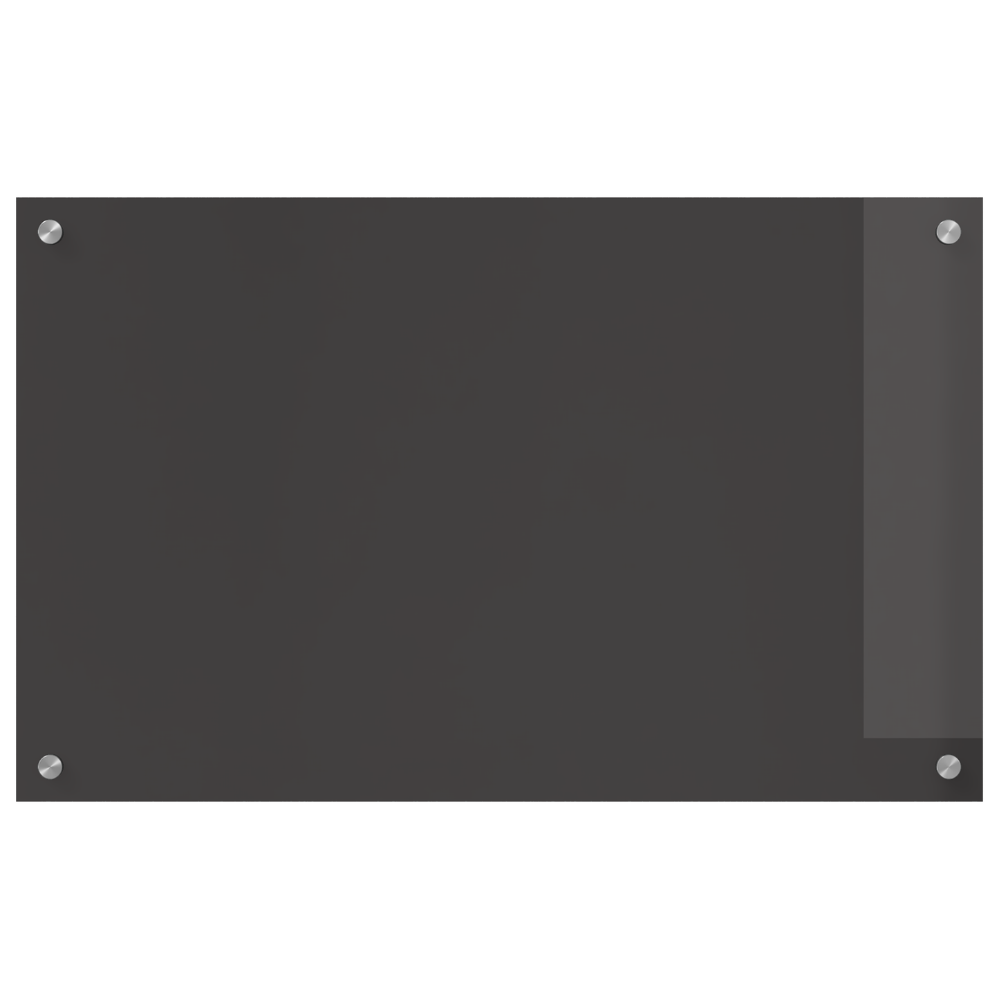 vidaXL Σκούρο Γκρι Πίνακας Κουζίνας 80x50x0.6 εκ Σκληρυμένο Γυαλί