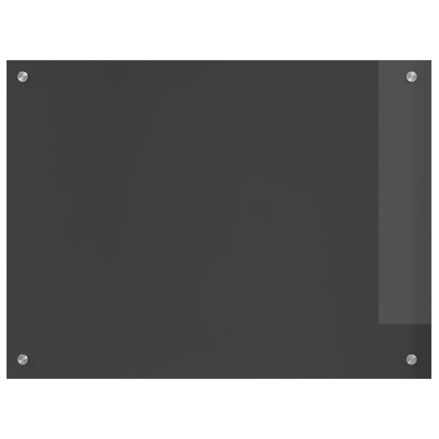 vidaXL Μπροστινό Κουζίνας σε Σκούρο Γκρι - 80x60x0.6 εκ Σκληρυμένο Γυαλί