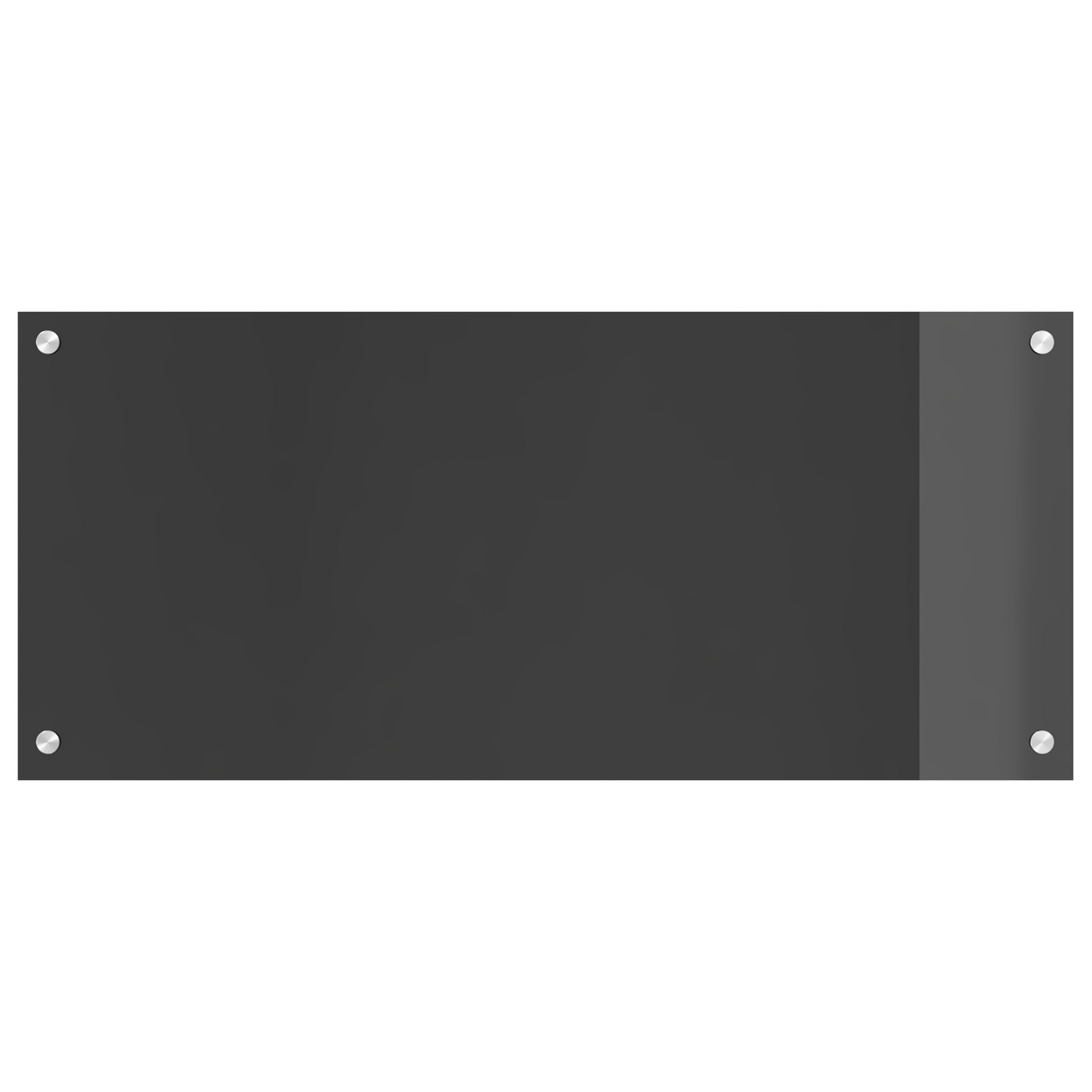 vidaXL Κουζίνα Πλακάκι Σκούρο Γκρι 90x40x0,6 εκ. Ψημένο Γυαλί