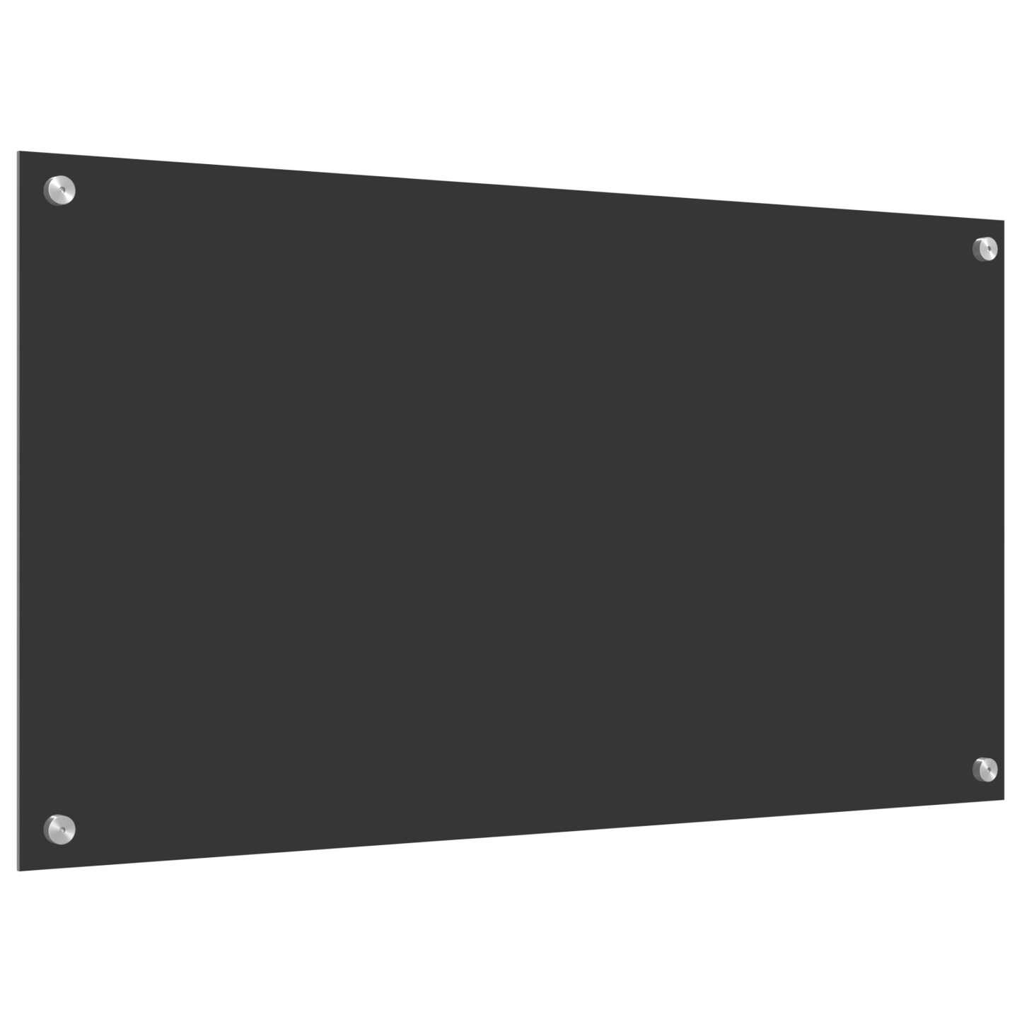 vidaXL Πλάτη Κουζίνας Σκούρο Γκρι 90x50x0,6 εκ από Σκληρυμένο Γυαλί