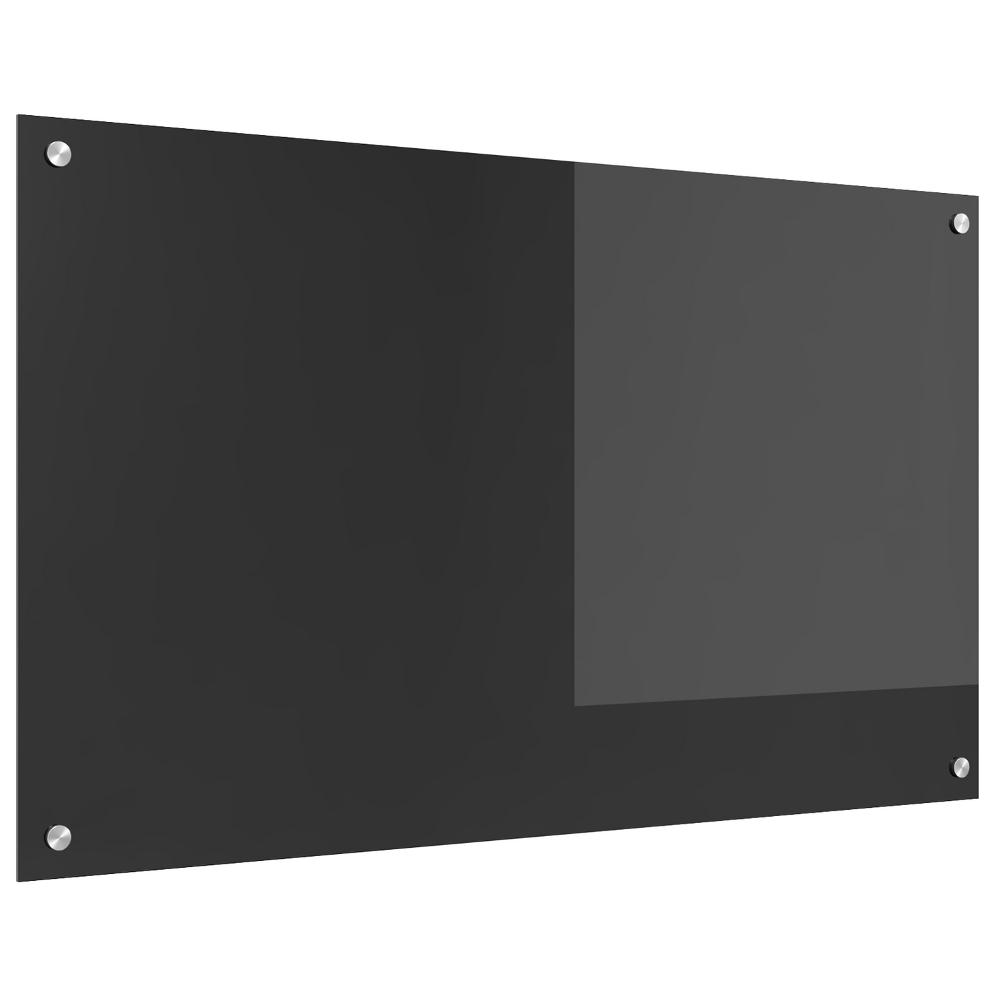 vidaXL Πίνακας Κουζίνας Σκούρο Γκρι 100x60x0,6 εκ Σκληρυμένο Γυαλί