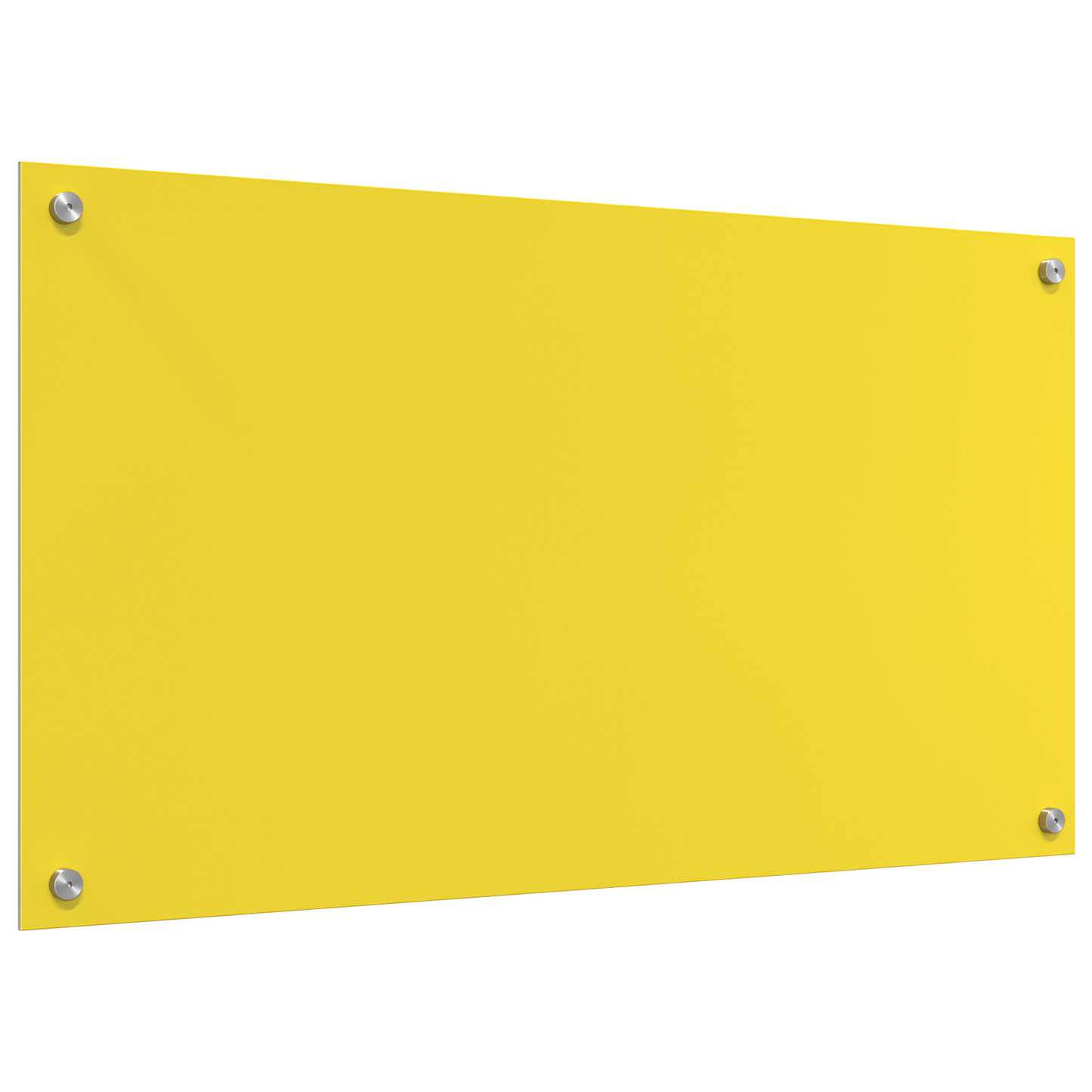 vidaXL Κουζίνα Πλακάκι Κίτρινο 90x50x0,6 εκ Σκληρυμένο Γυαλί