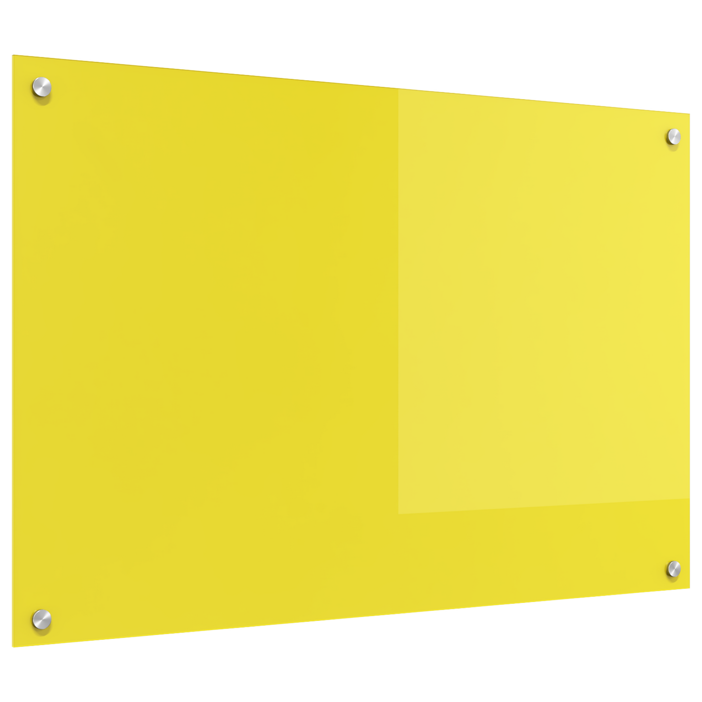 vidaXL Πλακάκι Κουζίνας Κίτρινο 90x60x0,6 εκ Σκληρυμένο Γυαλί