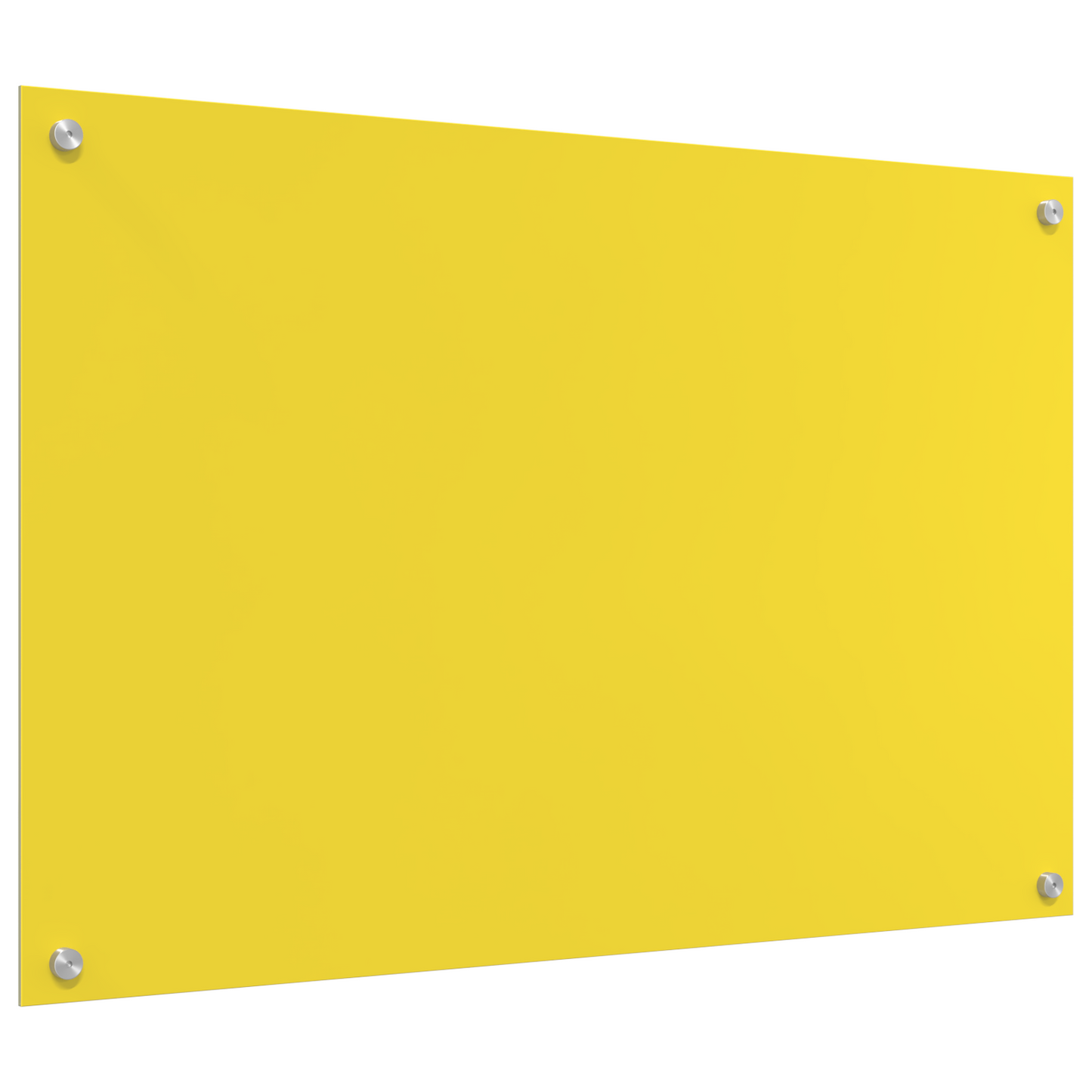 vidaXL Πλακάκι Κουζίνας Κίτρινο 90x60x0,6 εκ Σκληρυμένο Γυαλί