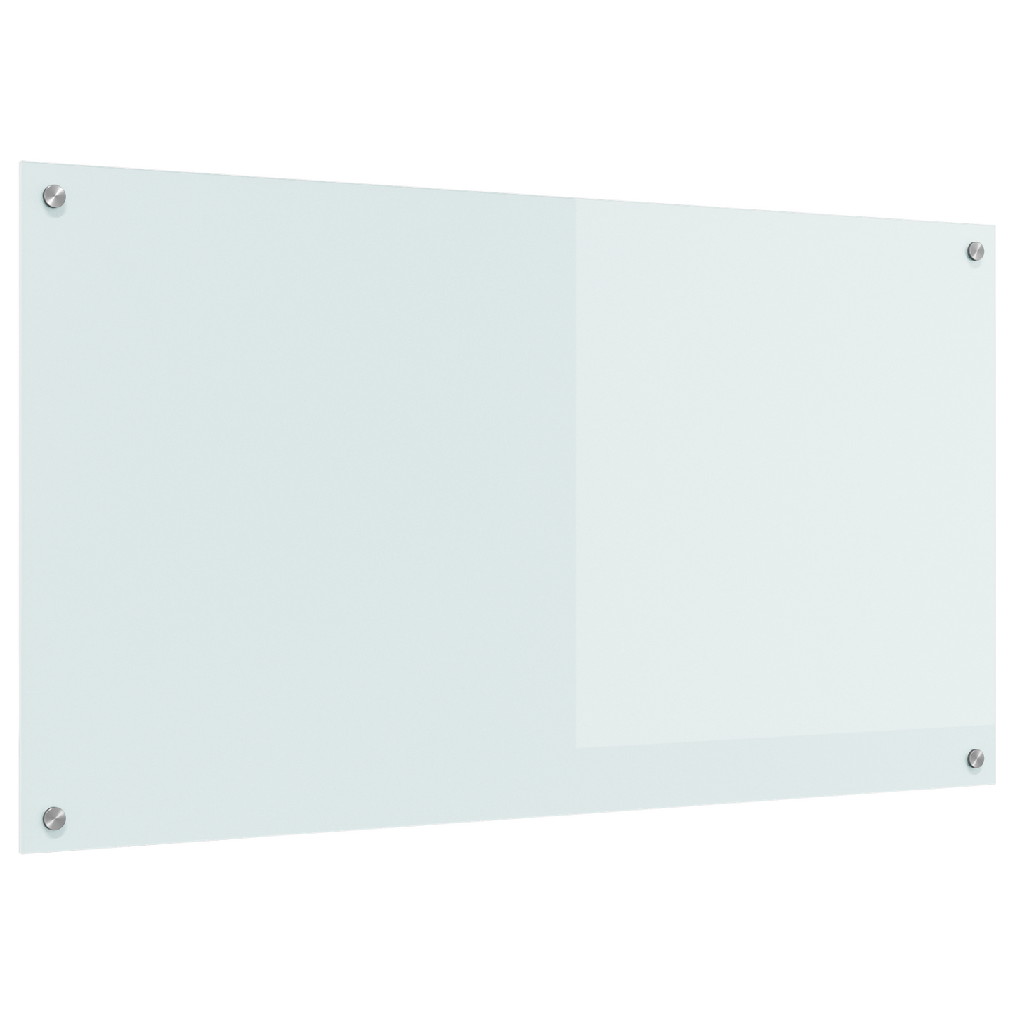 vidaXL Λευκή Πλάκα Κουζίνας 110x60x0,6 εκ. από Θραυστό Γυαλί