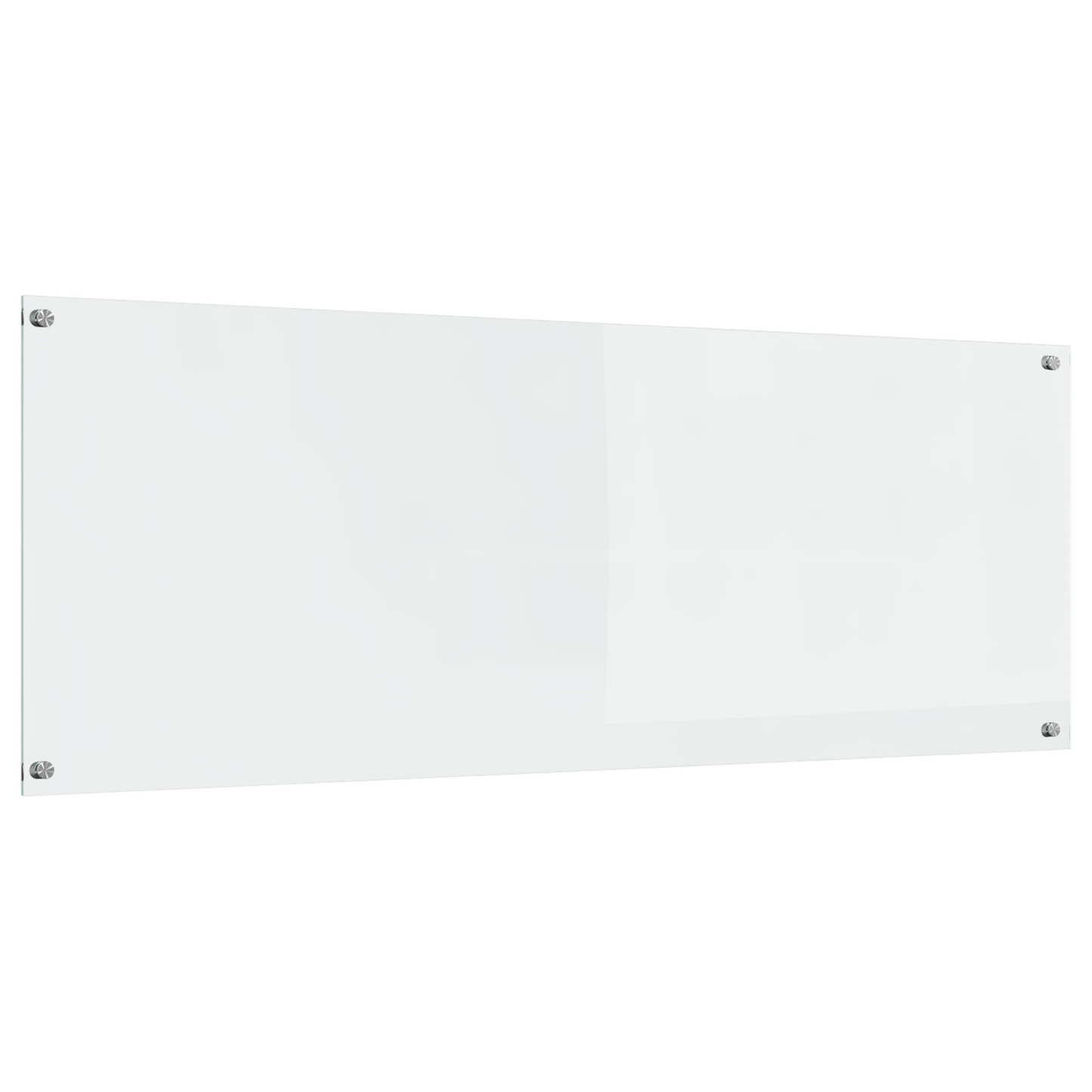 vidaXL Κουζινοκάγκελο Διάφανο 110x40x0.6 εκ Σκληρυμένο Γυαλί