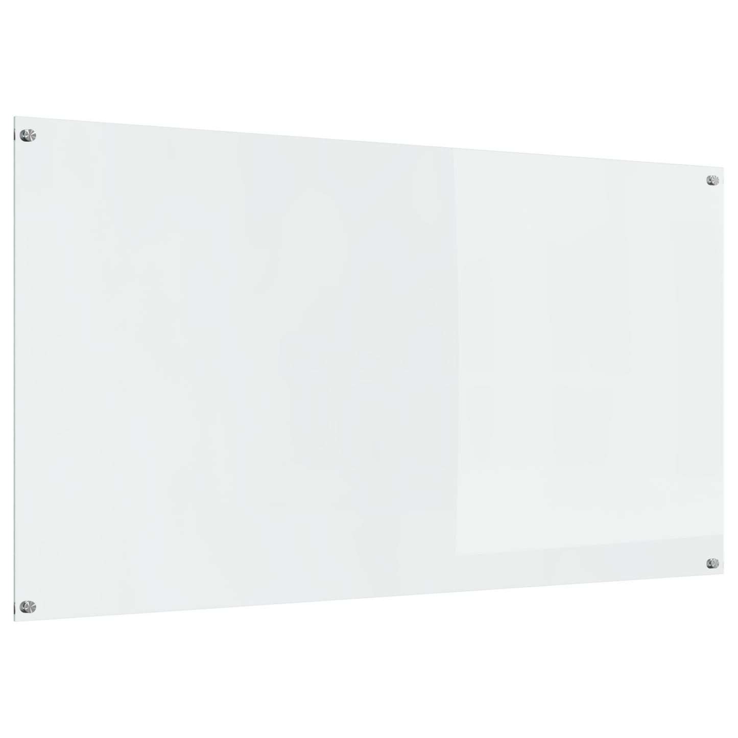 vidaXL Κουζίνα Πλάτη Διαφανές Σκληρυμένο Γυαλί 110x60x0.6 εκ