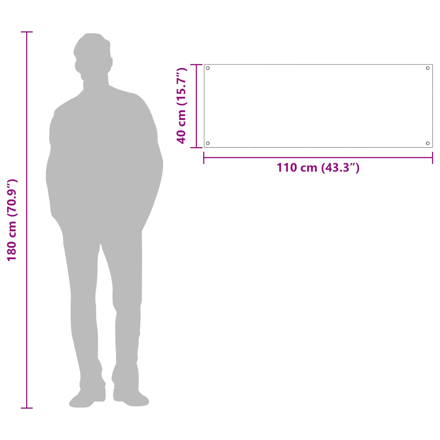 vidaXL Πλαίσιο Κουζίνας Μαύρο 110x40x0,6 εκ Γυαλί Υψηλής Αντοχής