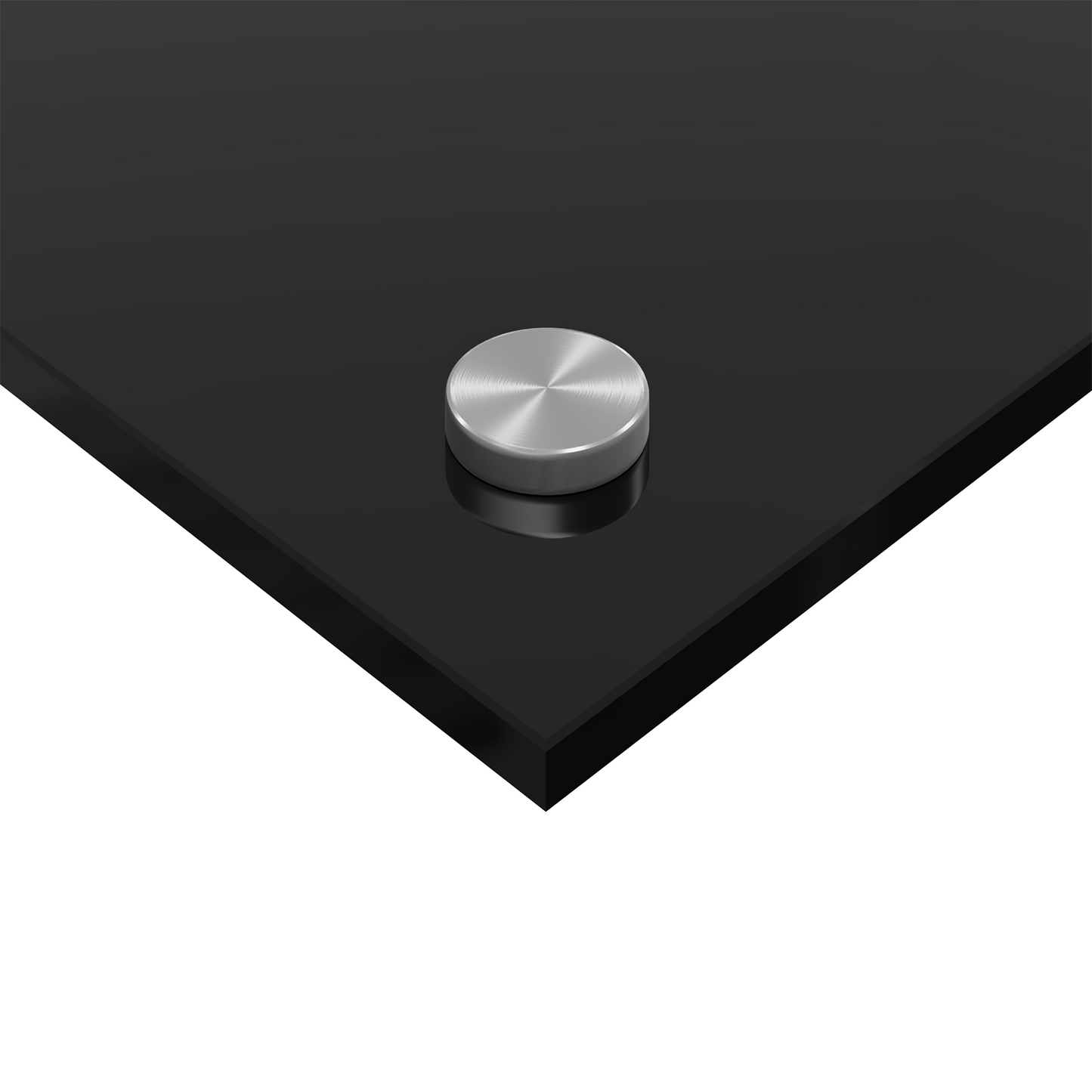 vidaXL Πλακάκι Κουζίνας Μαύρο 110x50x0,6 εκ Γυαλί Σαπουνοειδές