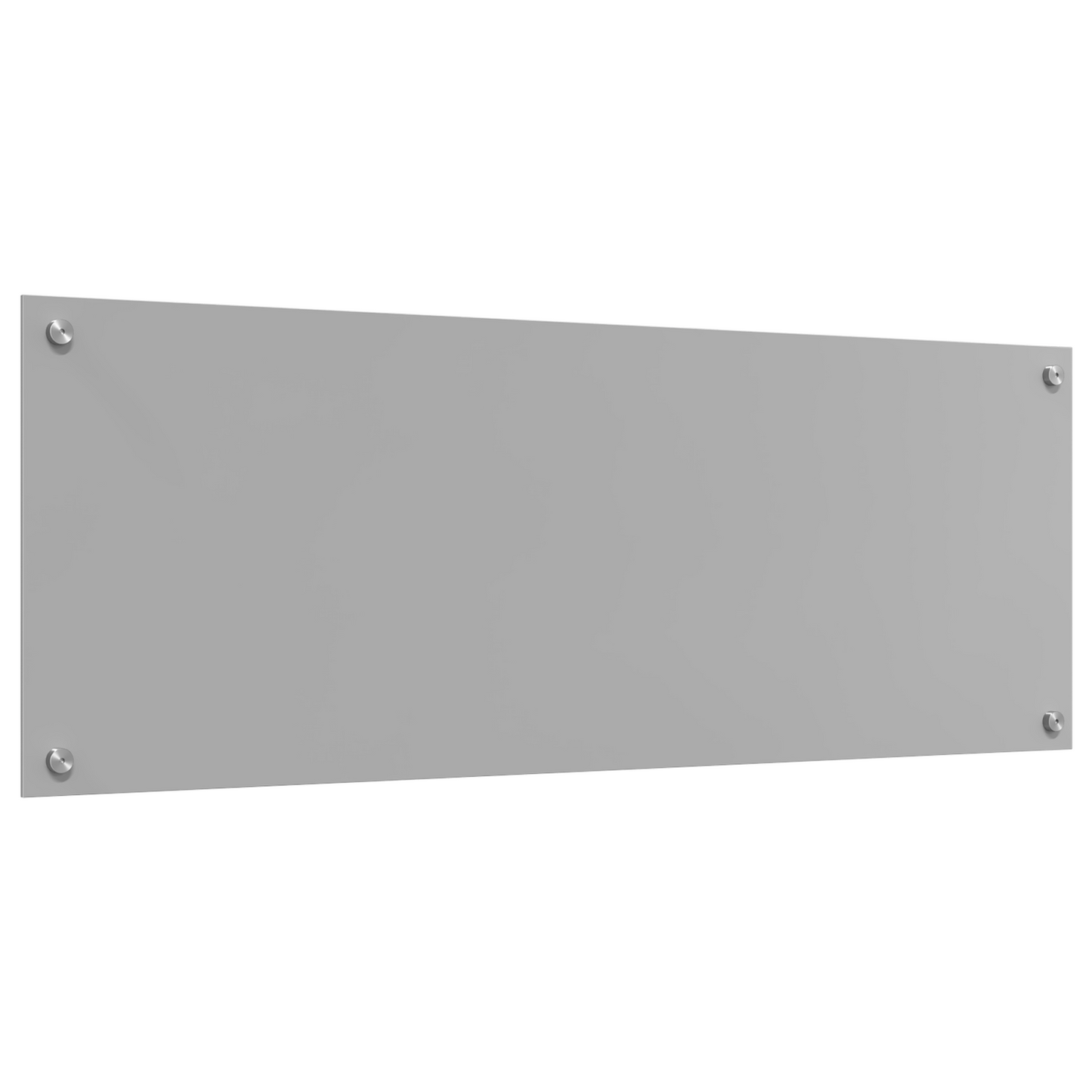 vidaXL Φωτιστικό Πίσω Κουζίνας Ανοιχτό Γκρι 110x40x0,6 εκ. Γυαλί Ανθεκτικό