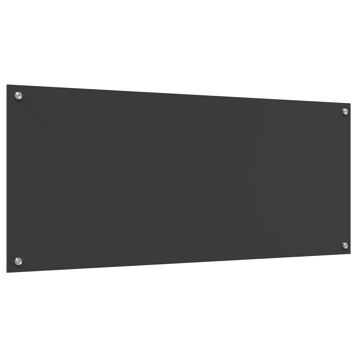 vidaXL Πλακάκι Κουζίνας Σκούρο Γκρι 120x50x0,6 εκ από Σκληρυμένο Γυαλί