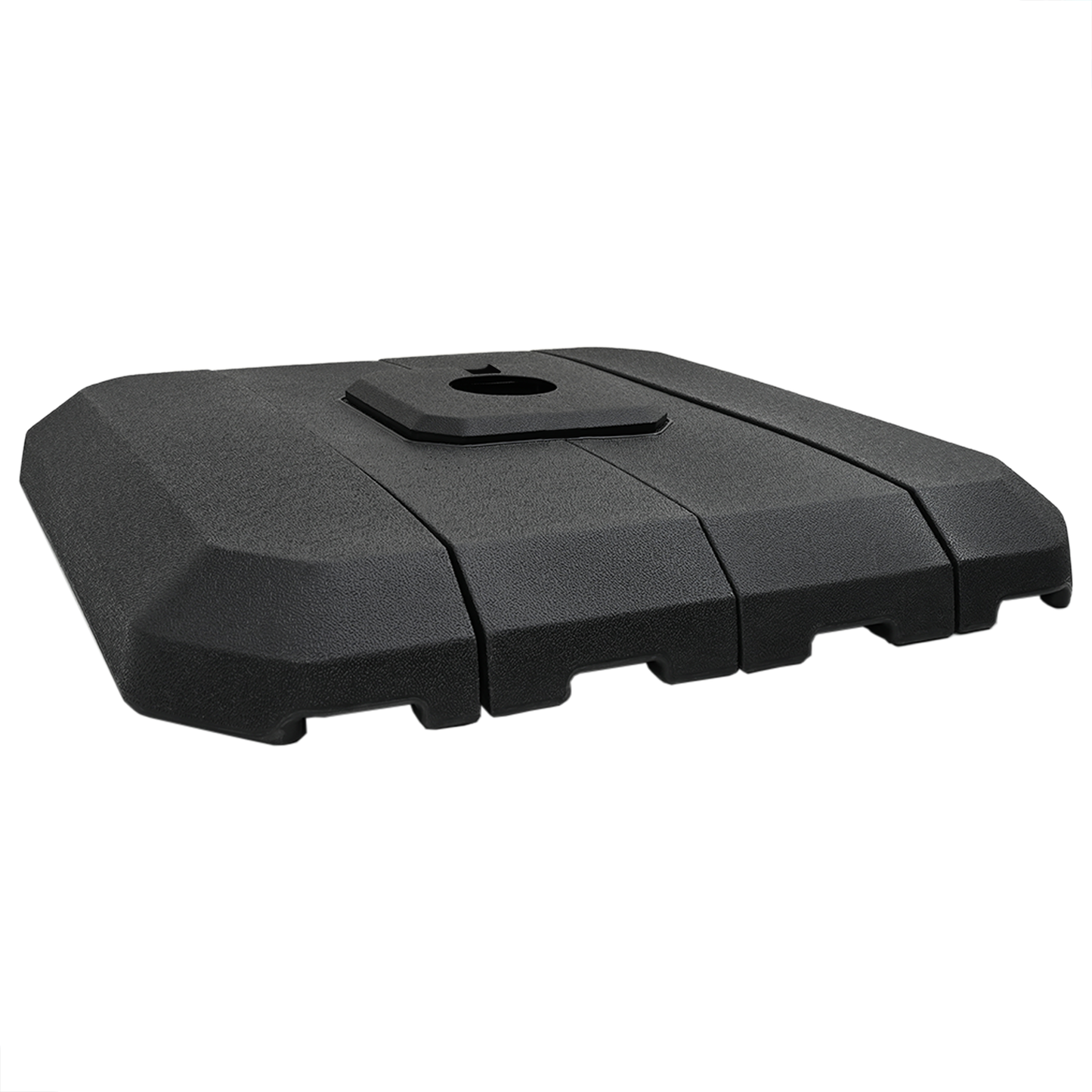 vidaXL Σετ Βάσης Ανεμογεννήτριας 4 pcs Μαύρο 98 x 98 x 13 εκ. Πλαστικό