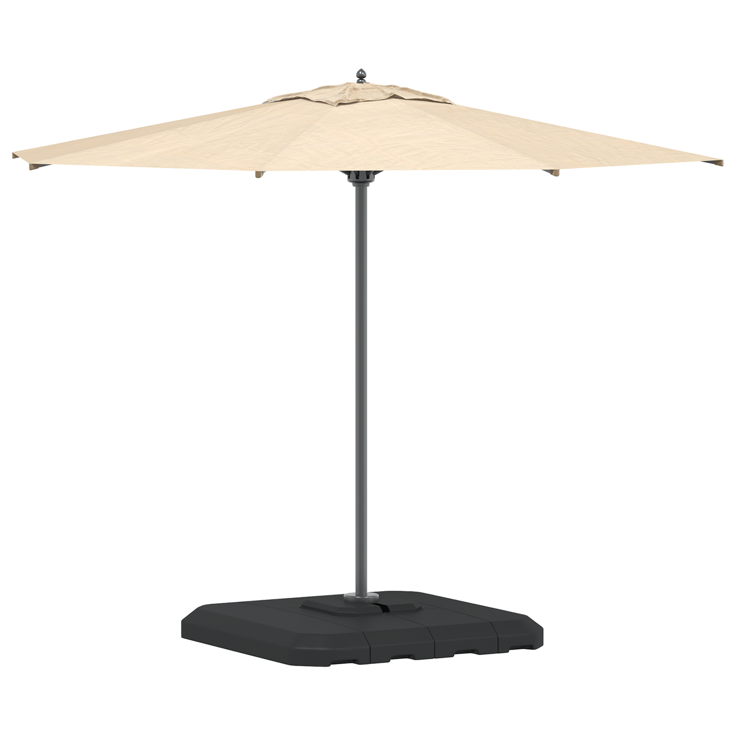 vidaXL Σετ Βάσης Ανεμογεννήτριας 4 pcs Μαύρο 98 x 98 x 13 εκ. Πλαστικό