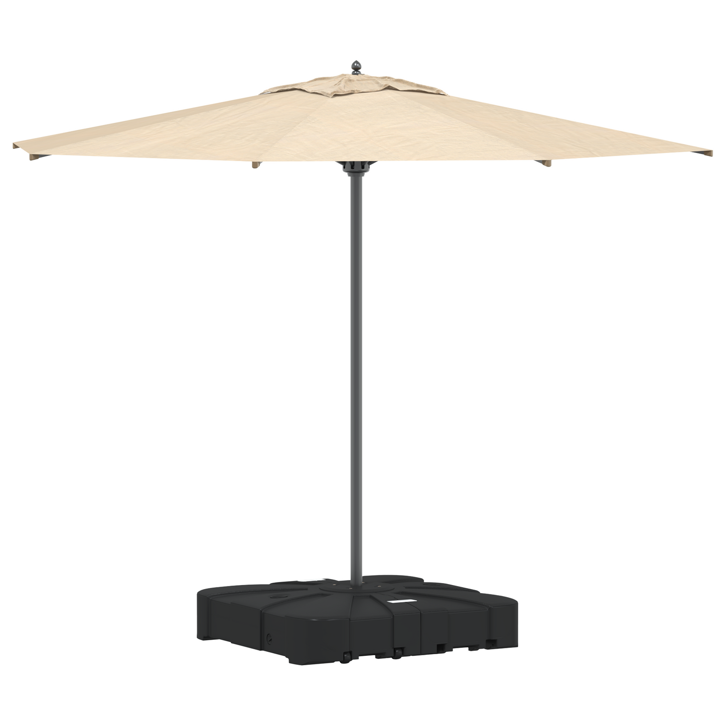vidaXL Σετ Βάσης Ανεμογεννήτριας 2 pcs Μαύρο 88 x 88 x 19 εκ. Πλαστικό