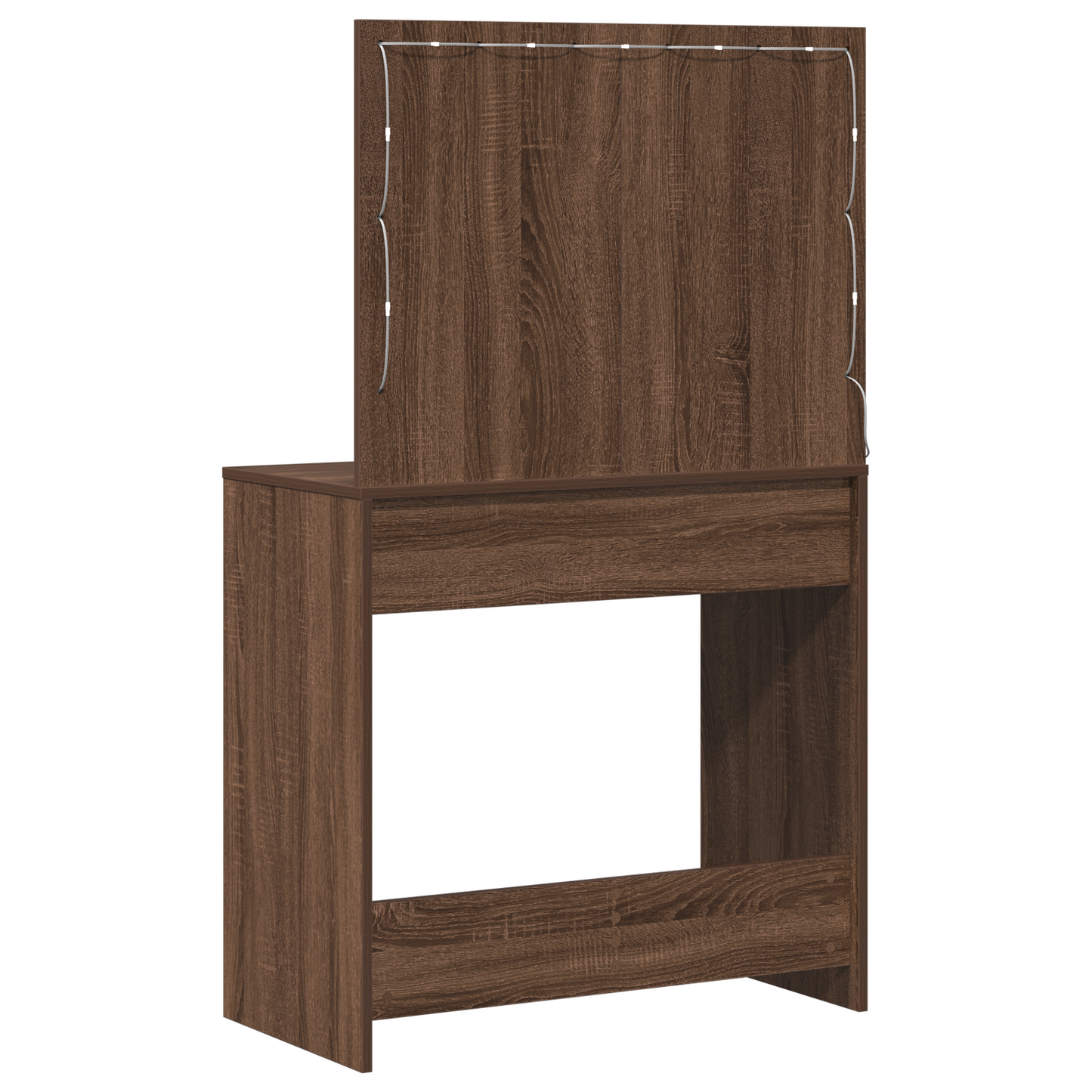 vidaXL Κομοδίνο Καφέ δρυς 78.5 x 41 x 135 εκ Επεξεργασμένο ξύλο