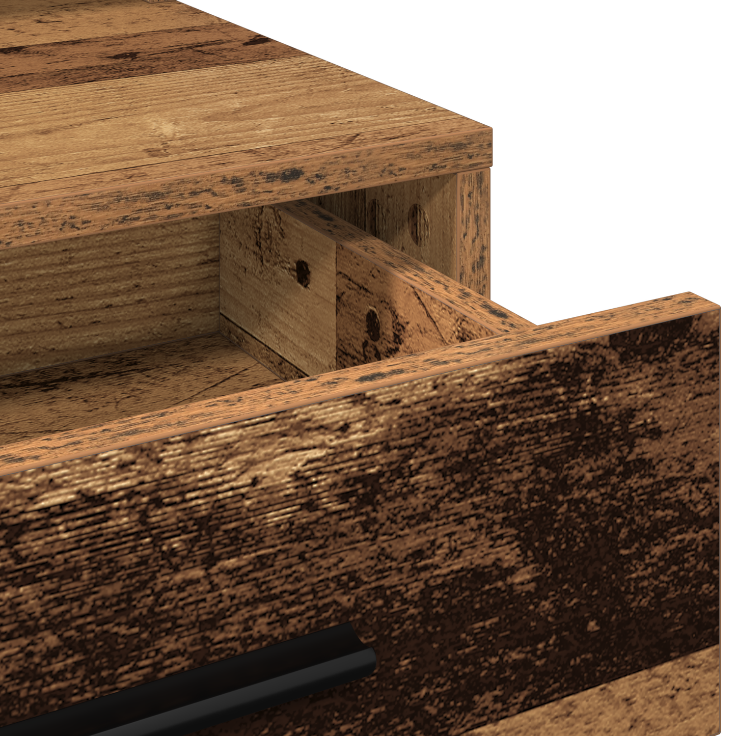 vidaXL Κομοδίνο Παλαιό ξύλο 79 x 41 x 135 cm Επεξεργασμένο ξύλο