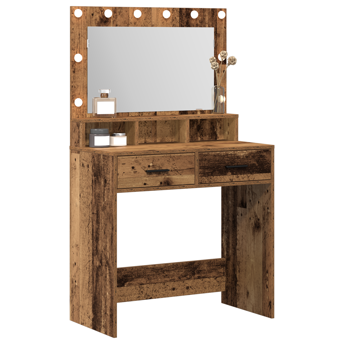 vidaXL Κομοδίνο Παλαιό ξύλο 79 x 41 x 135 cm Επεξεργασμένο ξύλο