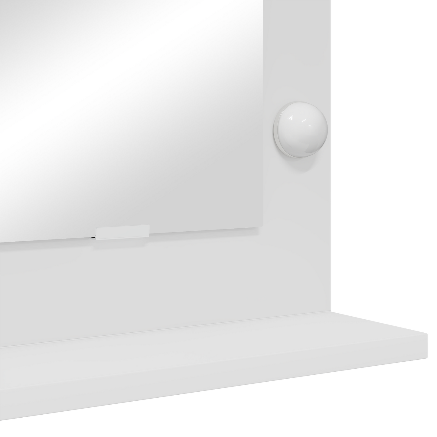 vidaXL Καθρέφτης Vanity με LED Φώτα Λευκό 80x55x18 εκ.