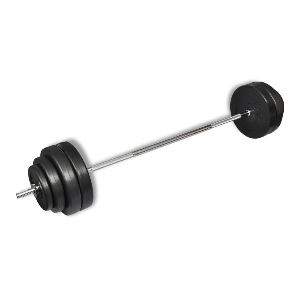 Weightlifting Barbell Set with 60kg Weights
