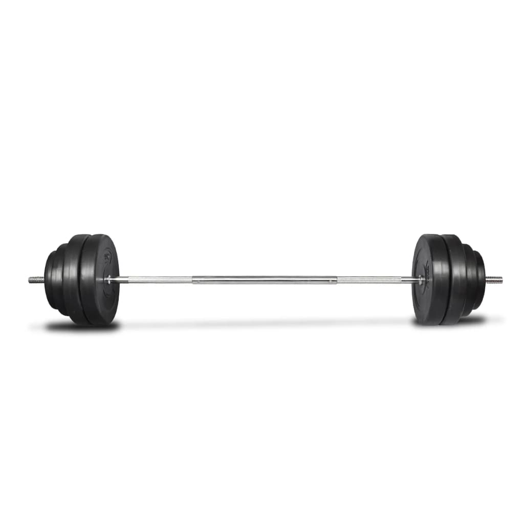 Weightlifting Barbell Set with 60kg Weights