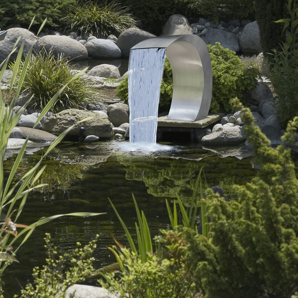 Pool Waterfall Fountain 45 x 30 x 60 cm. made of Stainless Steel